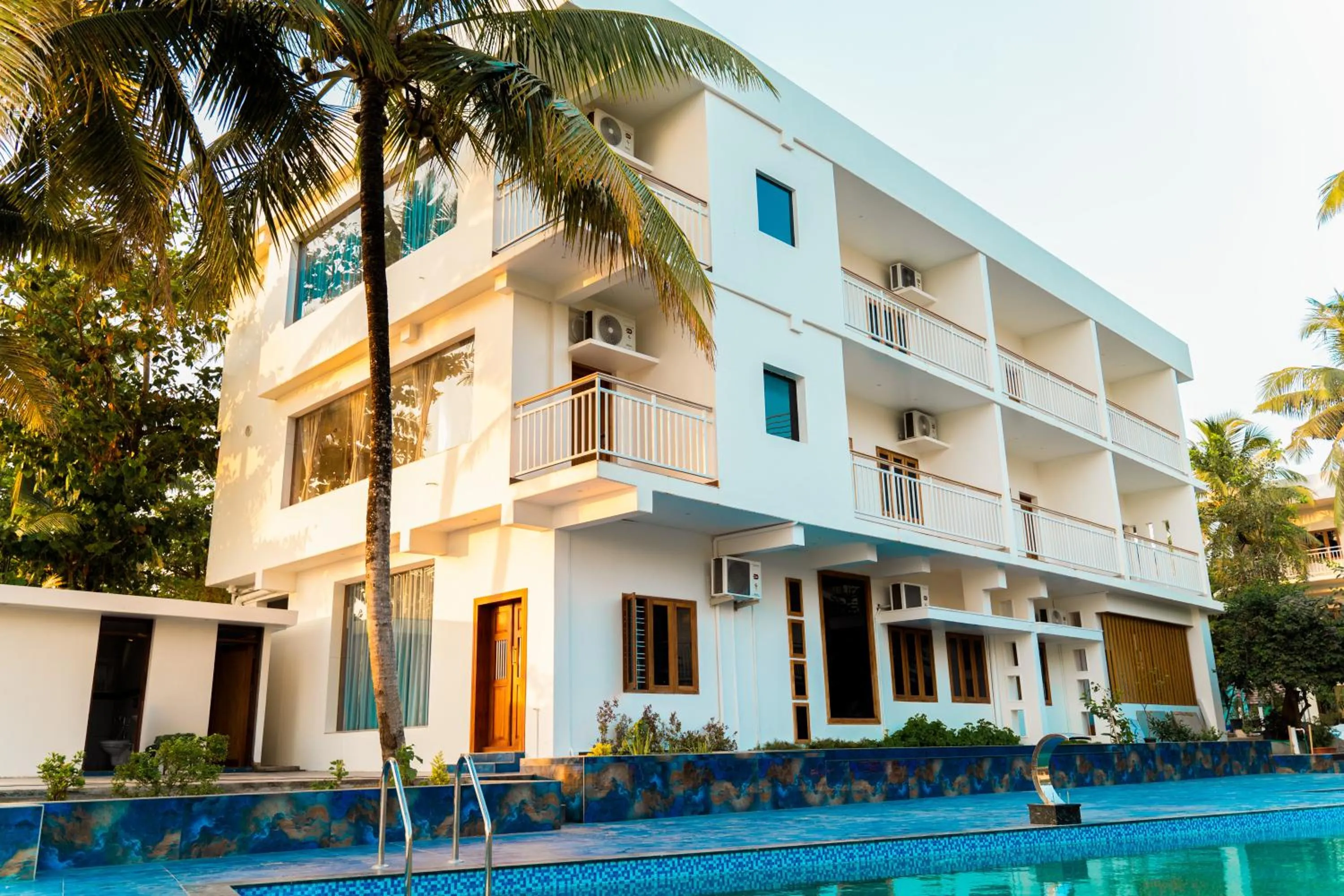 Property building in Skylar Seaview Beach Resort & Ayurveda Varkala