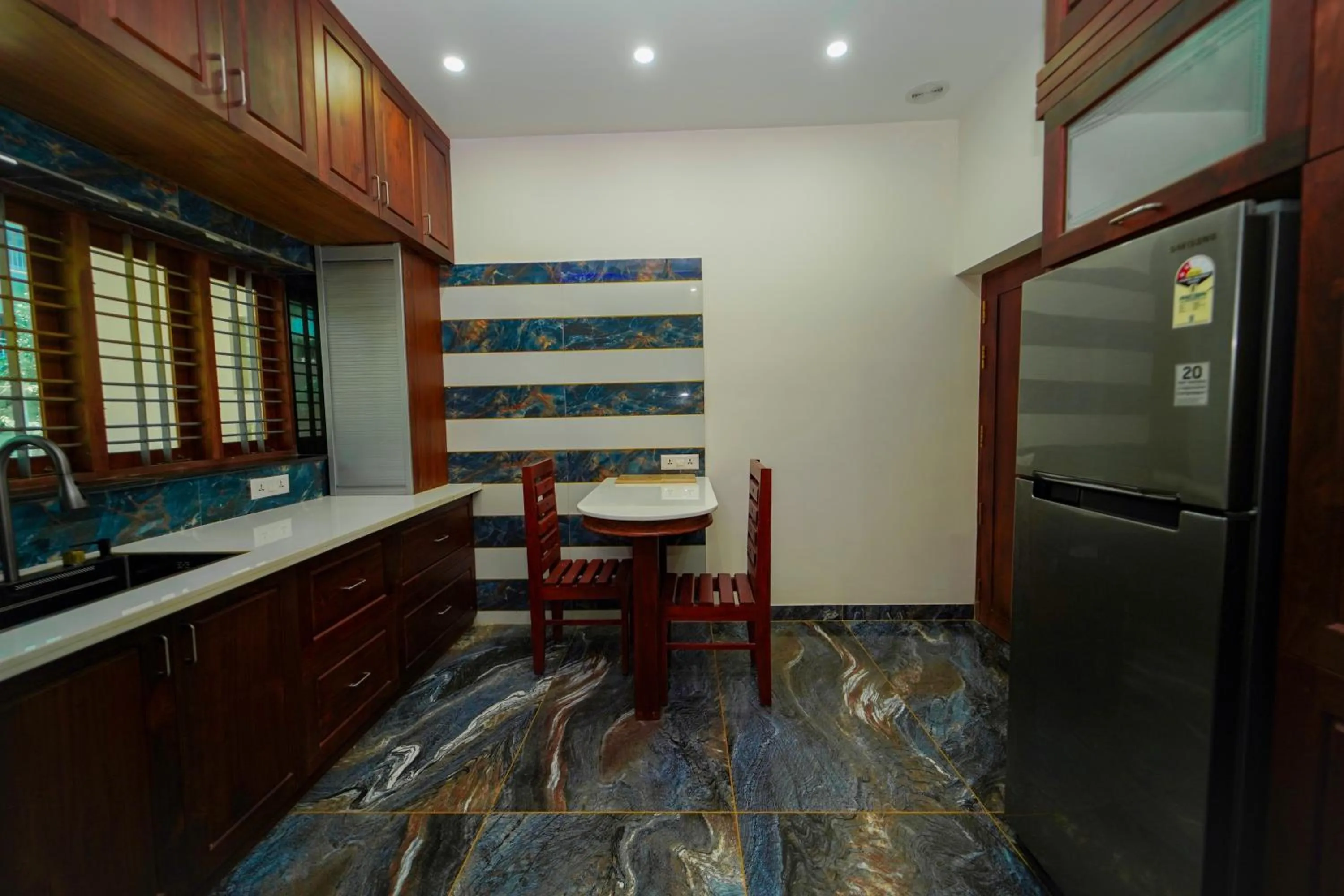 Kitchen or kitchenette in Skylar Seaview Beach Resort & Ayurveda Varkala