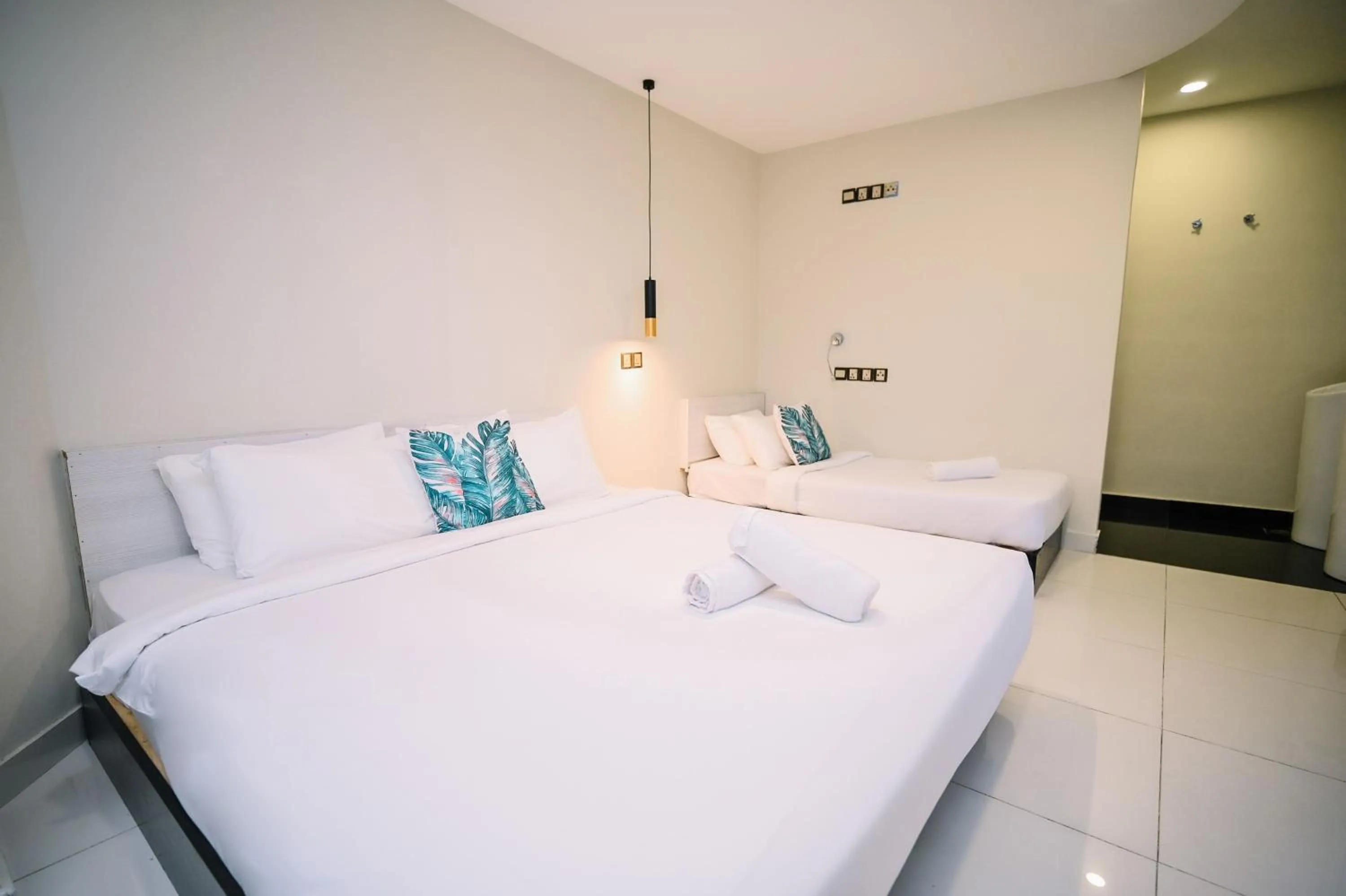 Bed in Swing & Pillows - Masjid Jamek Kuala Lumpur