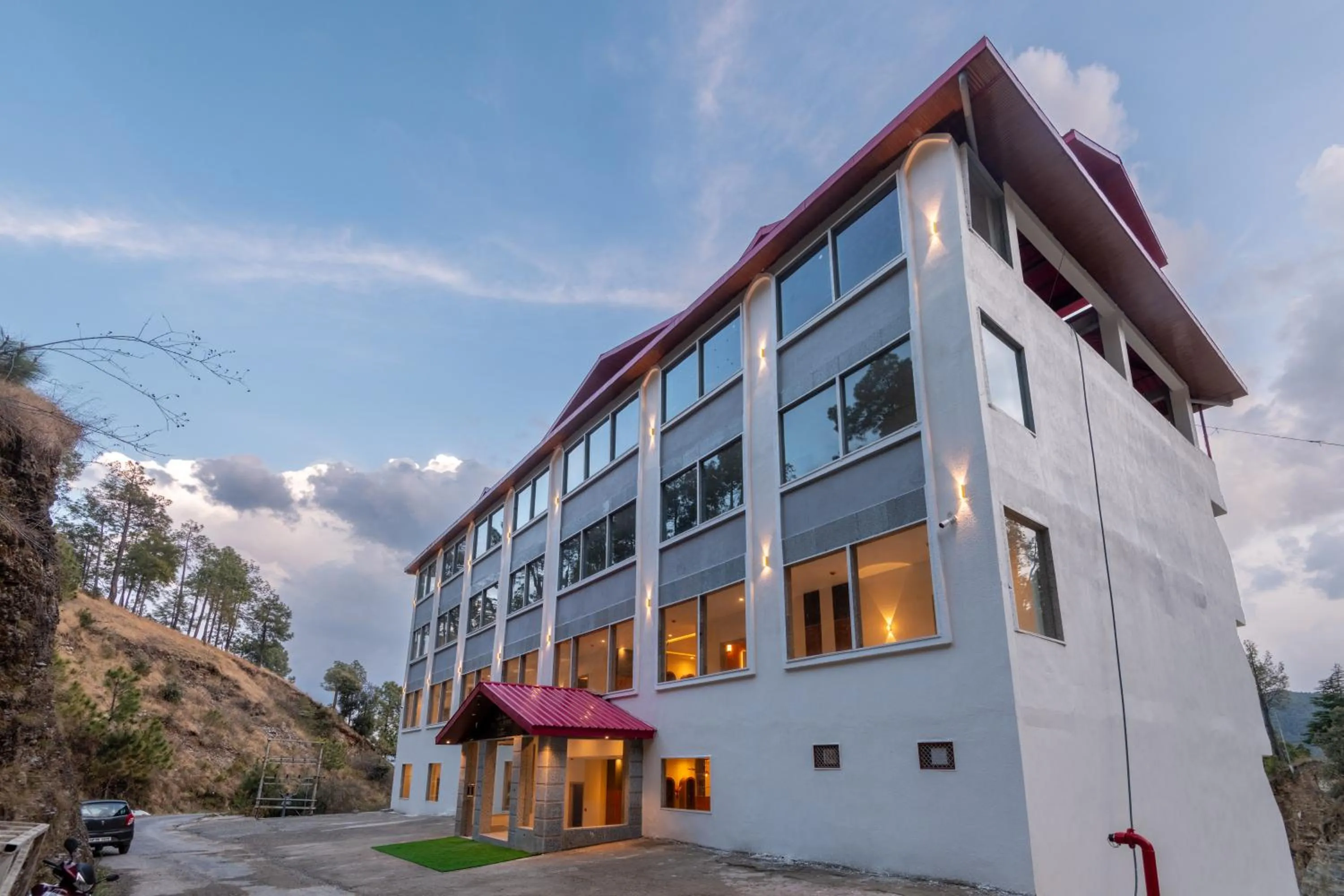 Property building in The Chail Resort, Chail