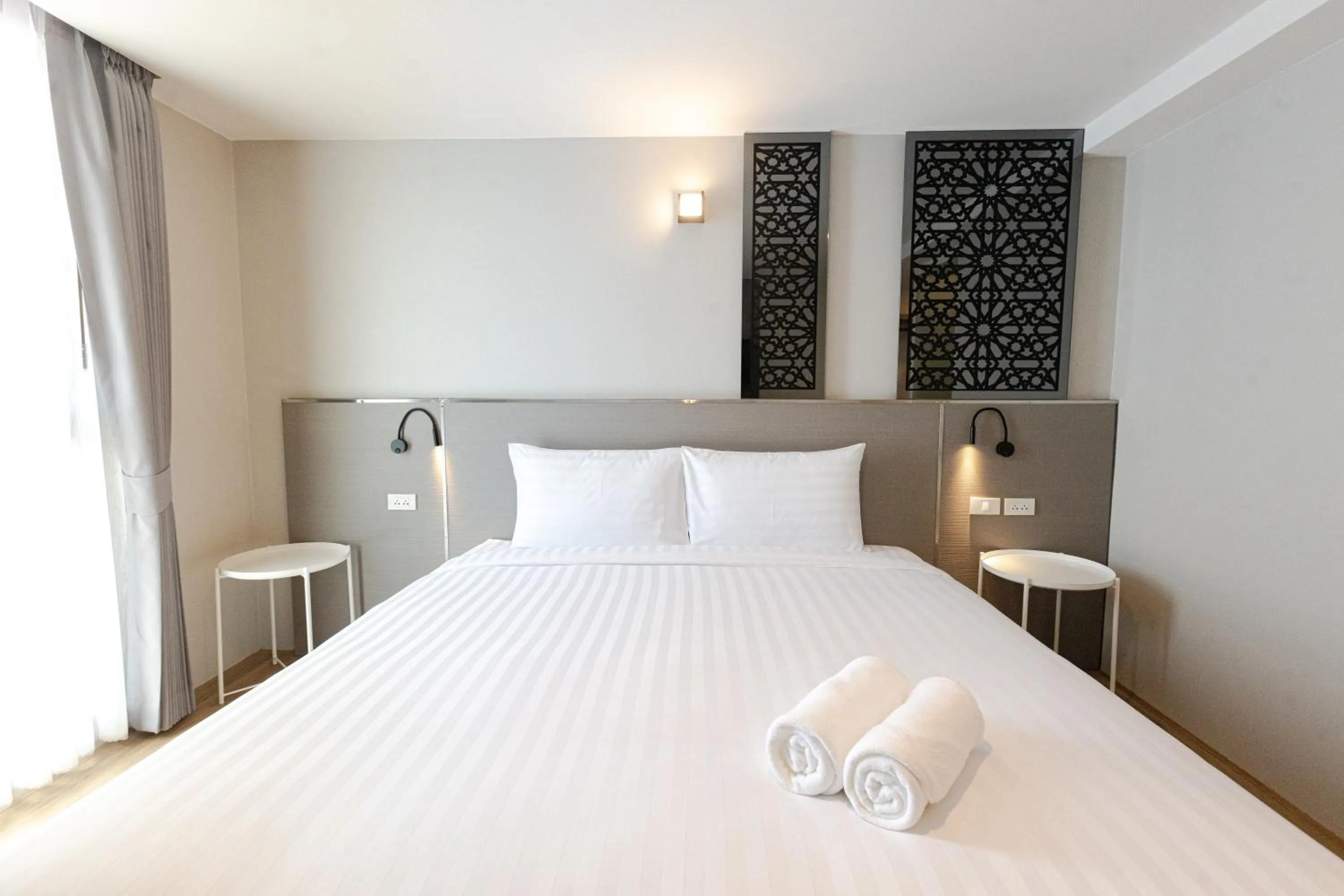 Bed in วัน บัดเจท ตาก แม่สอด One Budget Hotel Tak Maesot