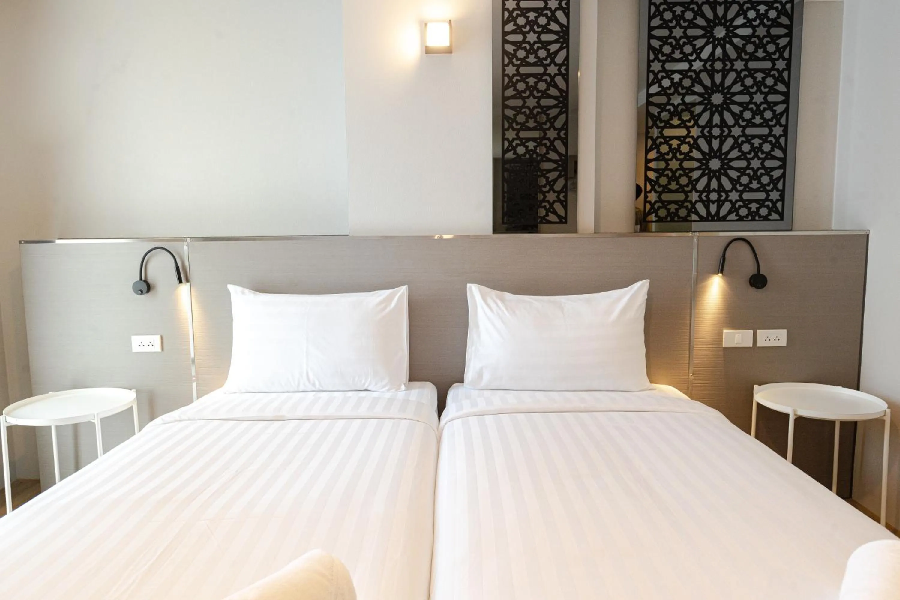 Bed in วัน บัดเจท ตาก แม่สอด One Budget Hotel Tak Maesot