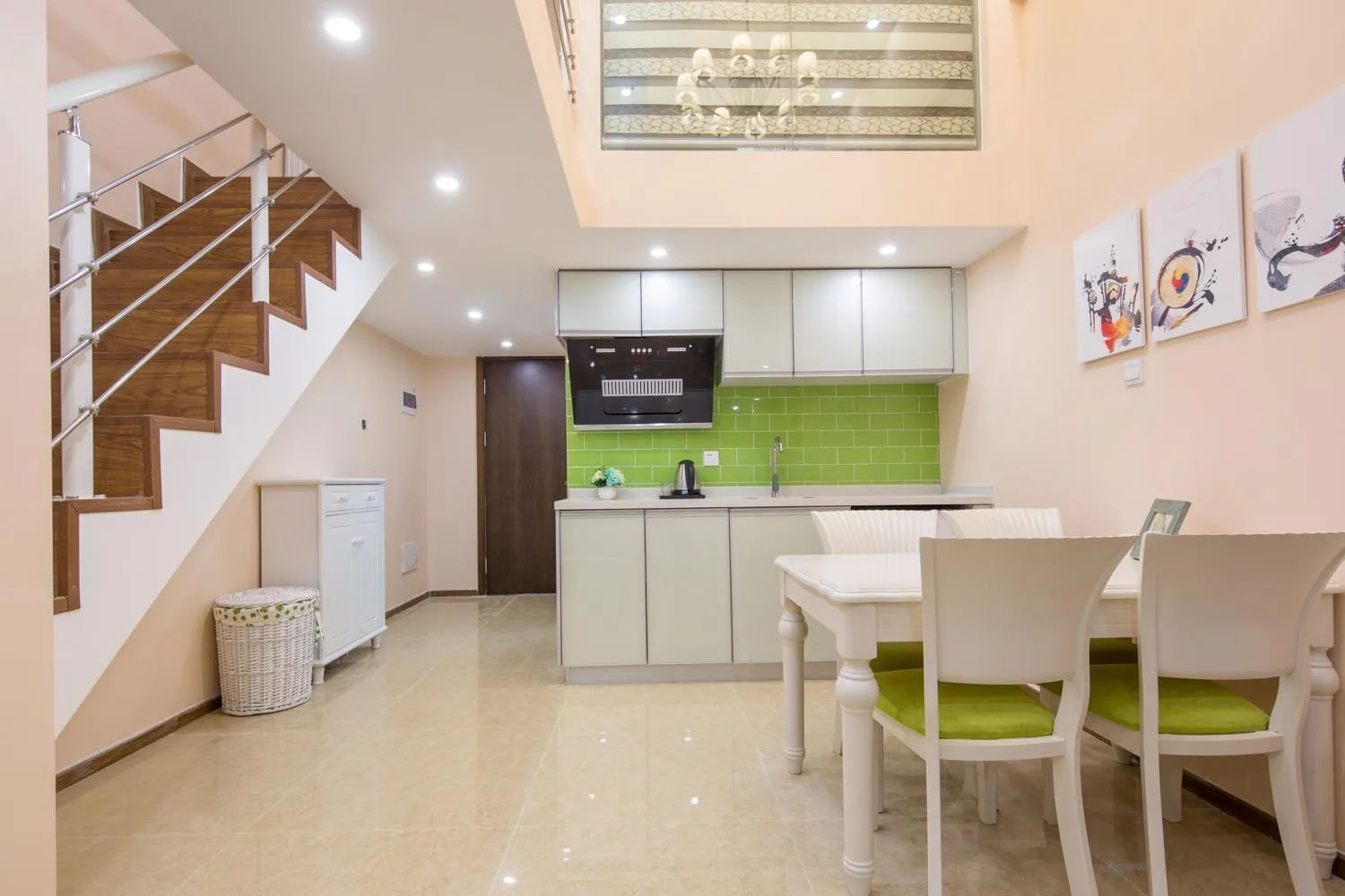 Dining area in Serveyou International Apartment - Free Airport Pickup Service & Free Canton Fair Shuttle Bus