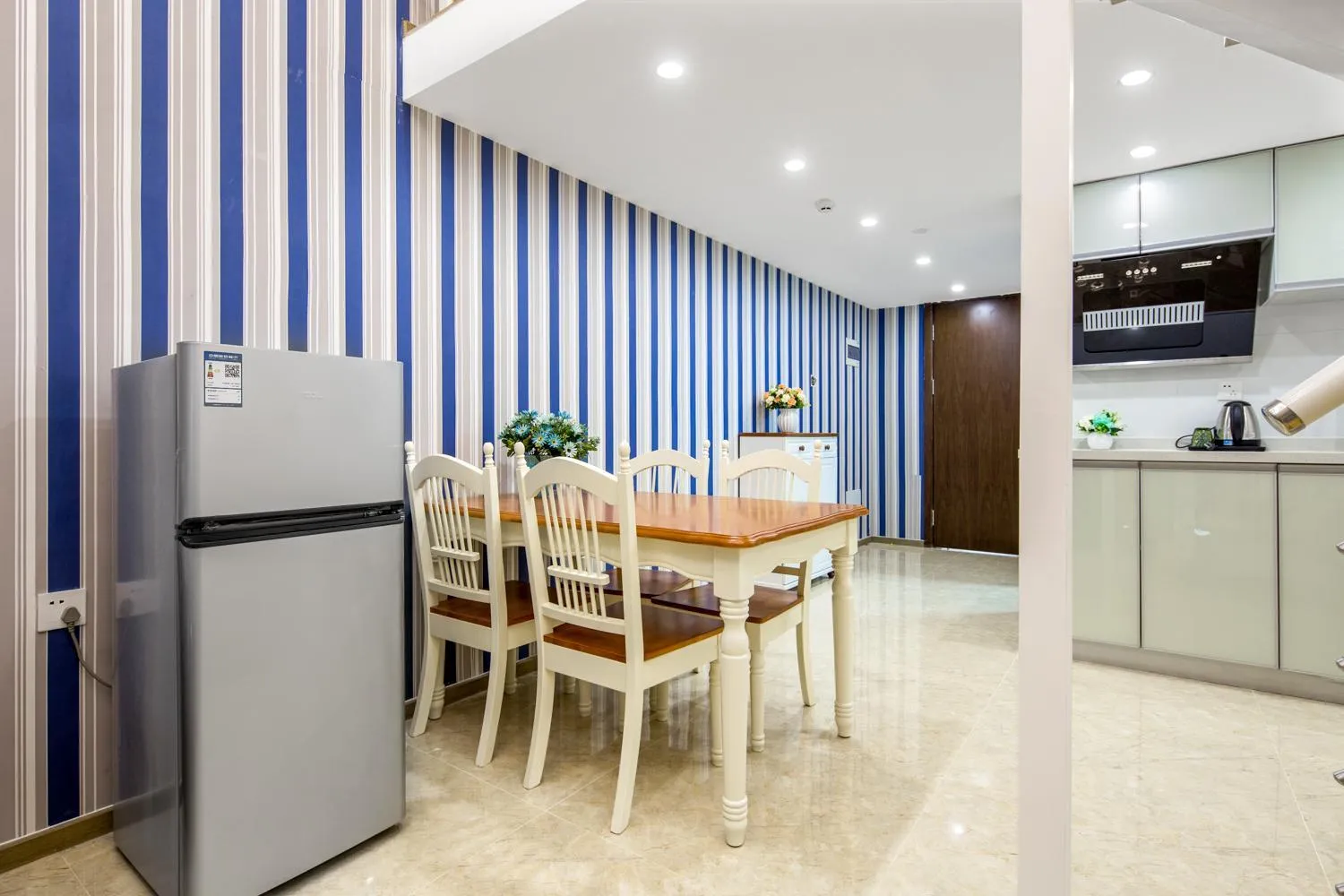 kitchen in Serveyou International Apartment - Free Airport Pickup Service & Free Canton Fair Shuttle Bus