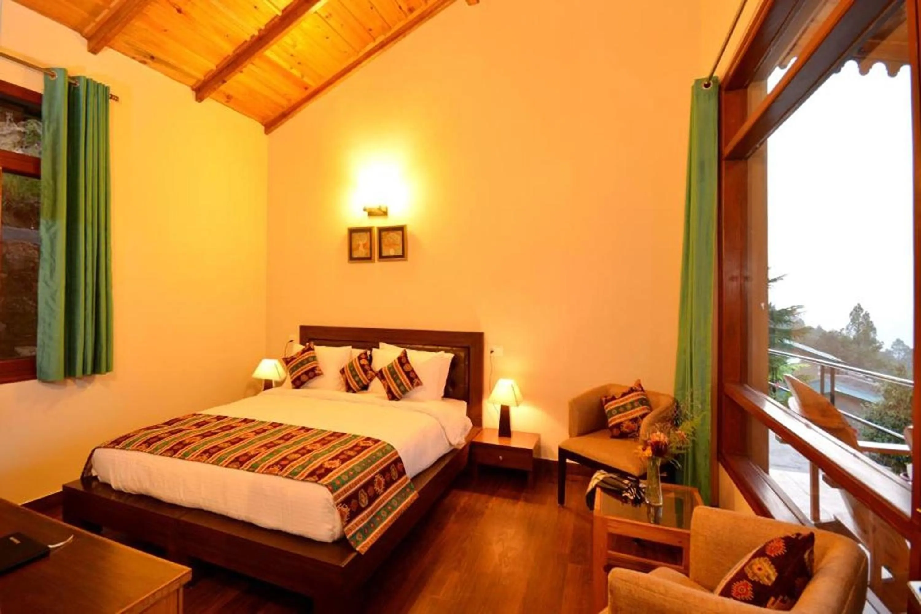 Bed in Anant Rasa Resort - Ranikhet