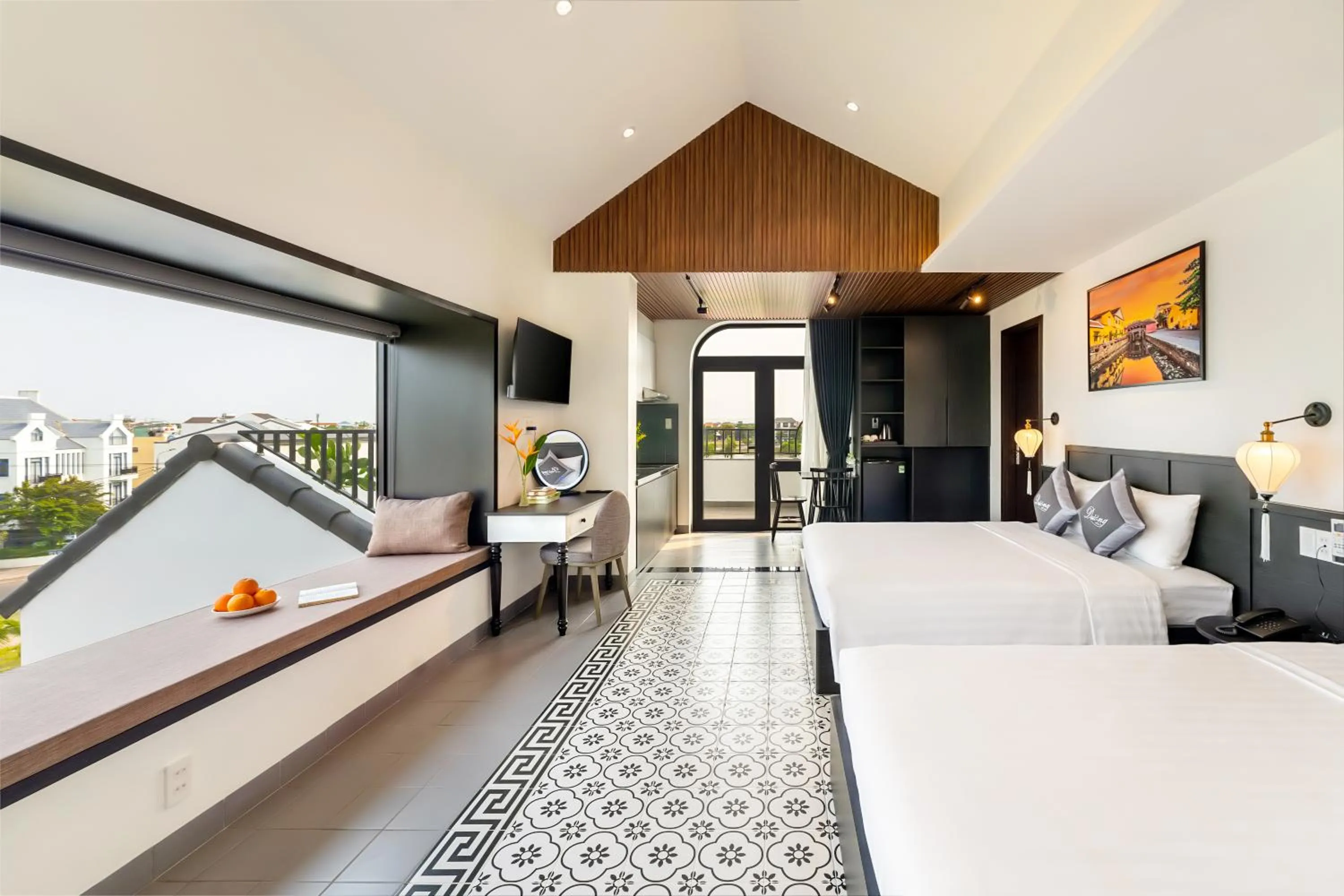 Bed in Dương Villa