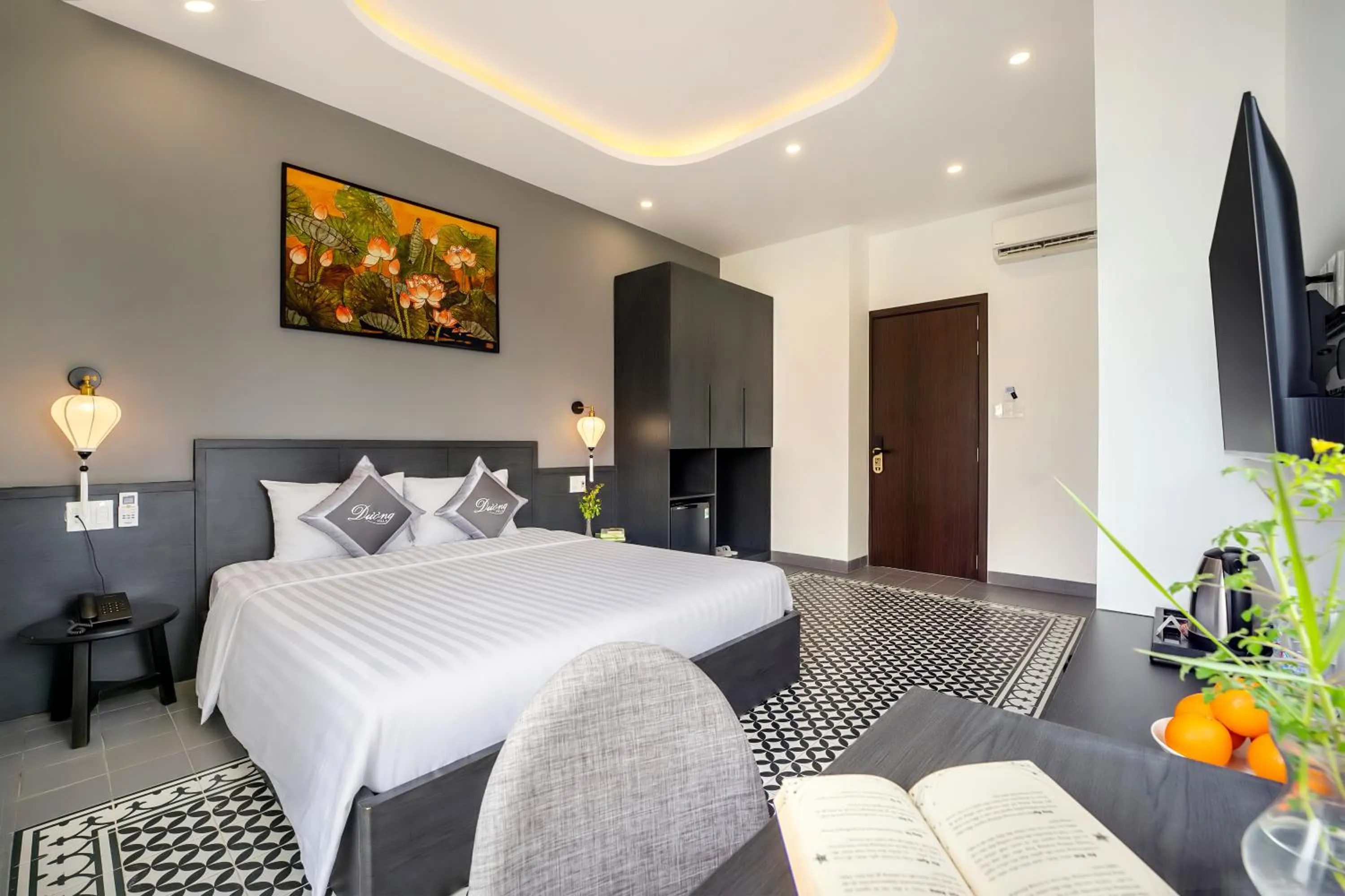 Bed in Dương Villa