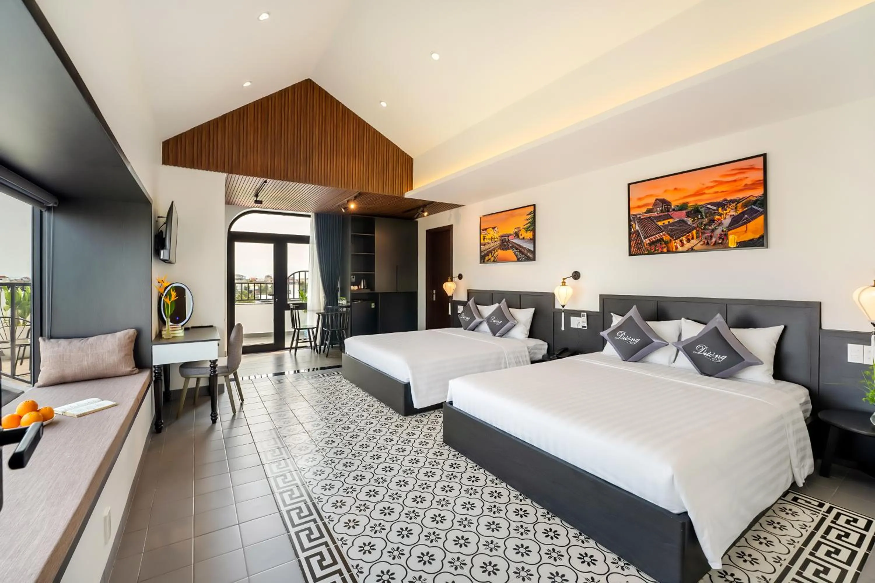 Bed in Dương Villa