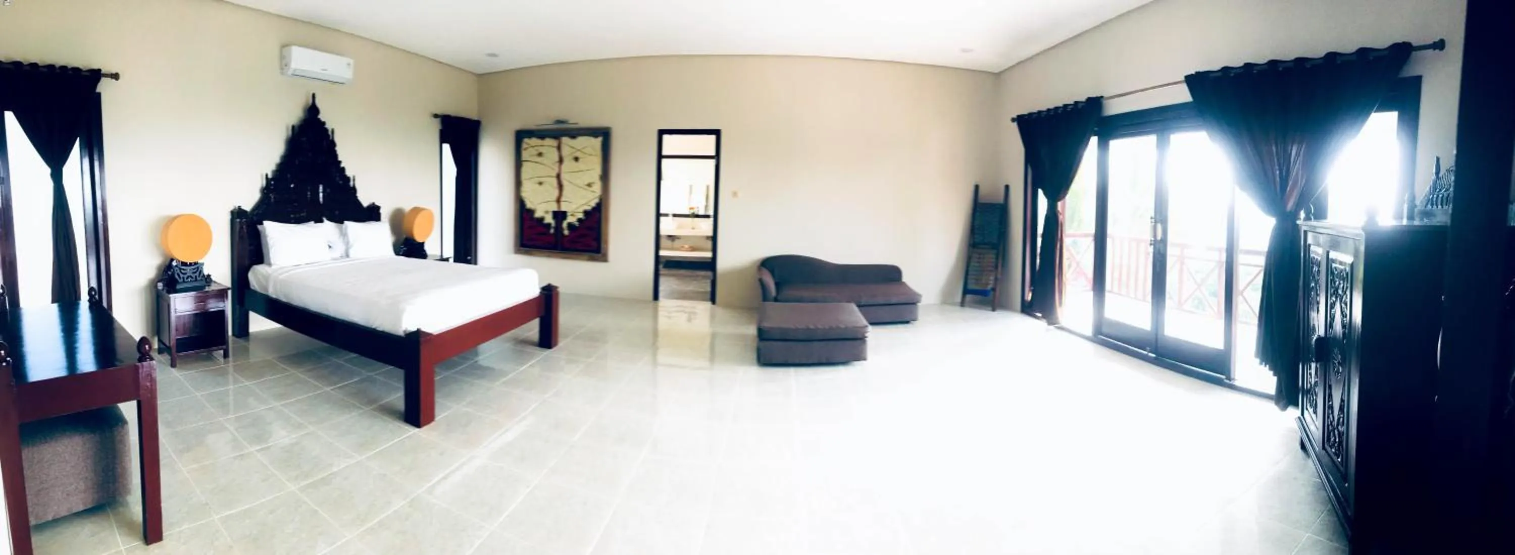 Bed in Imaj Private Villas