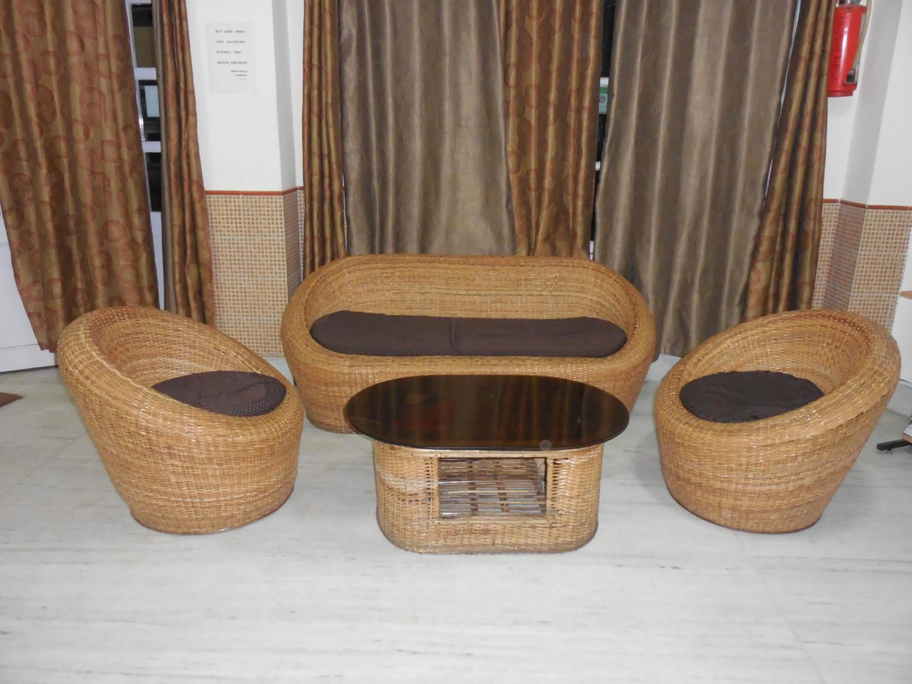 Seating area in Hotel Renam