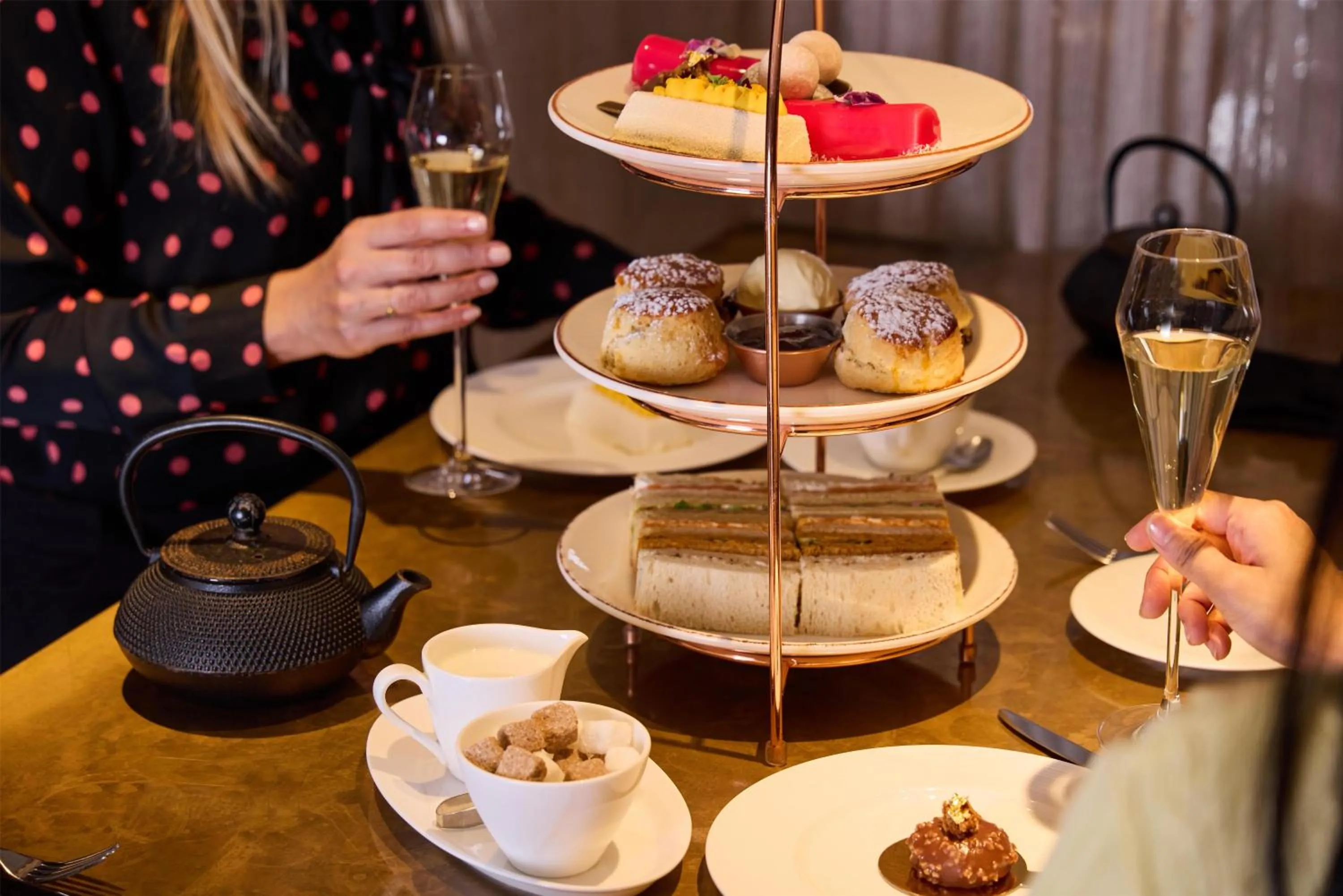 Food and drinks in The May Fair, A Radisson Collection Hotel, Mayfair London