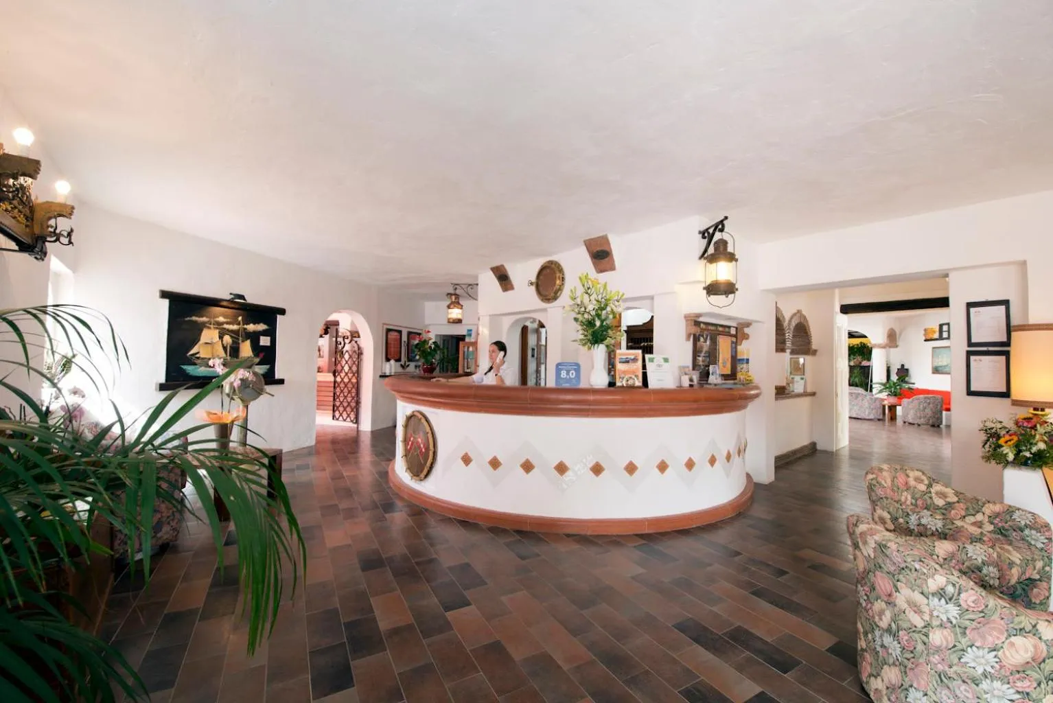Lobby or reception in Hotel Cala di Mola