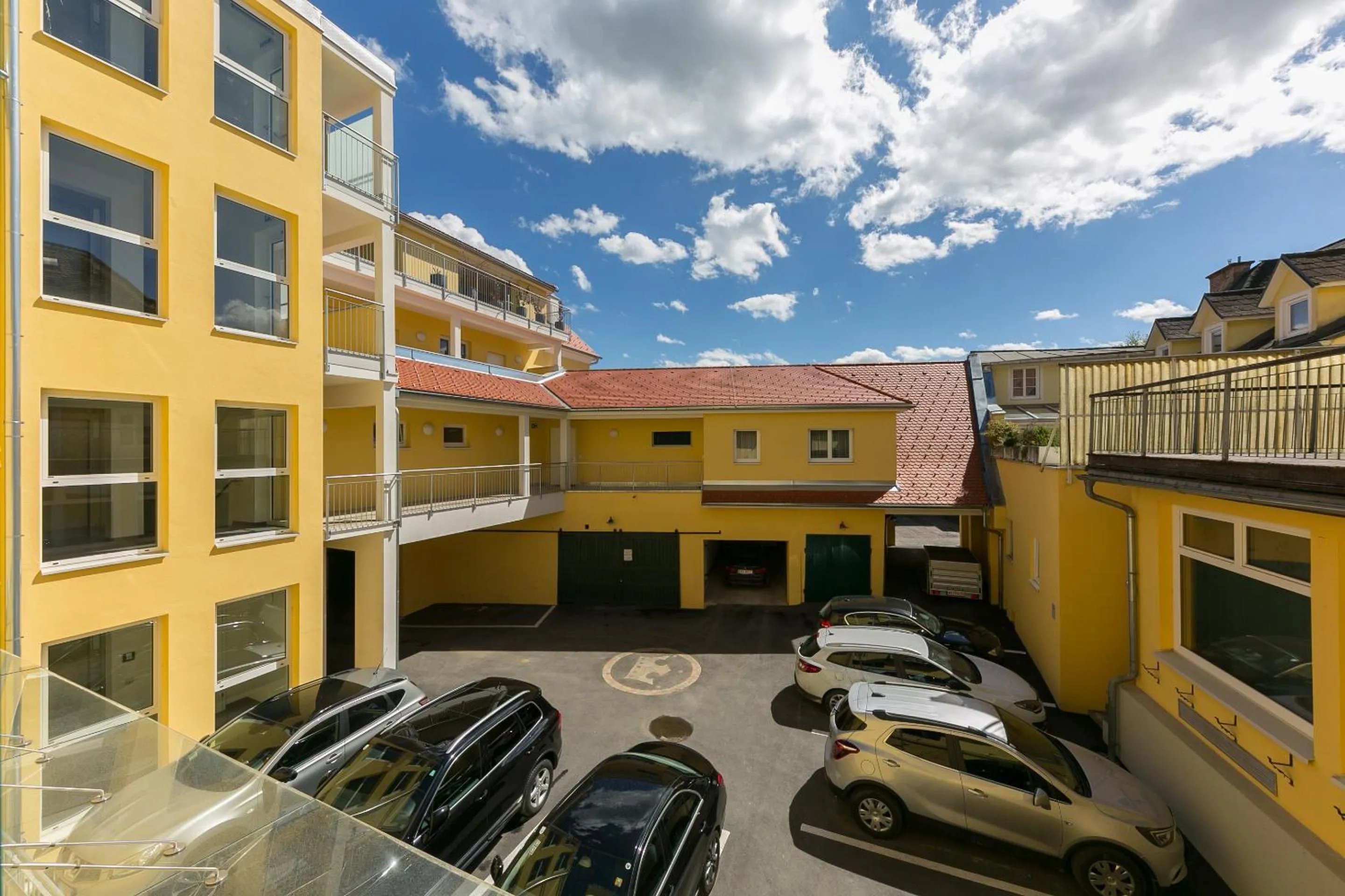 Patio in Stadthotel zur goldenen Krone