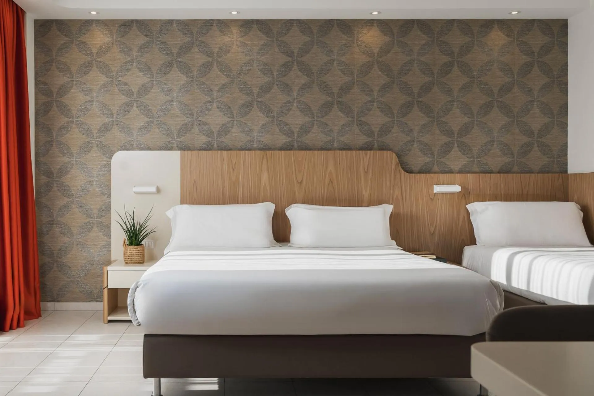 Bedroom, Bed in Hotel Aria