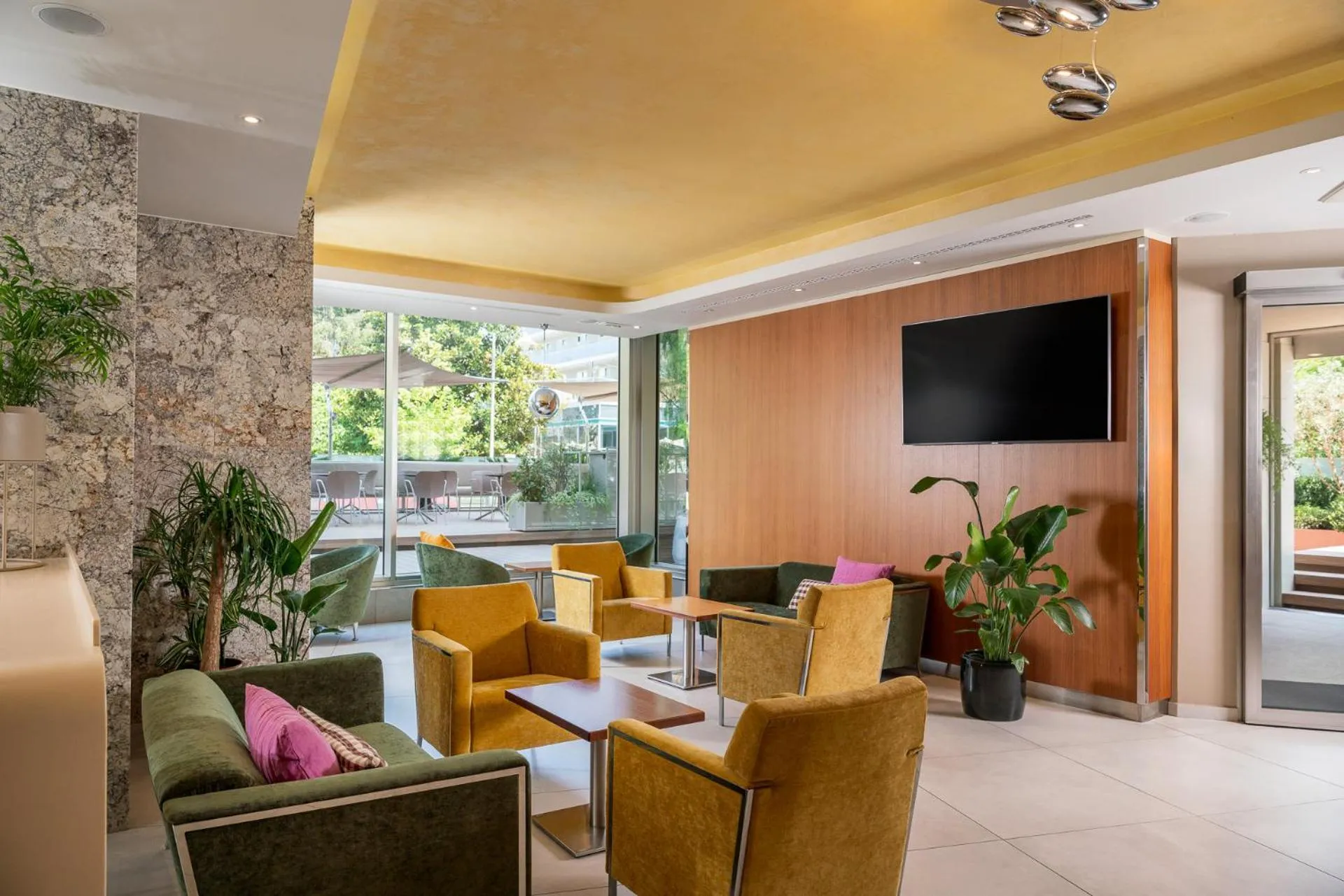 Lobby or reception in Hotel Aria