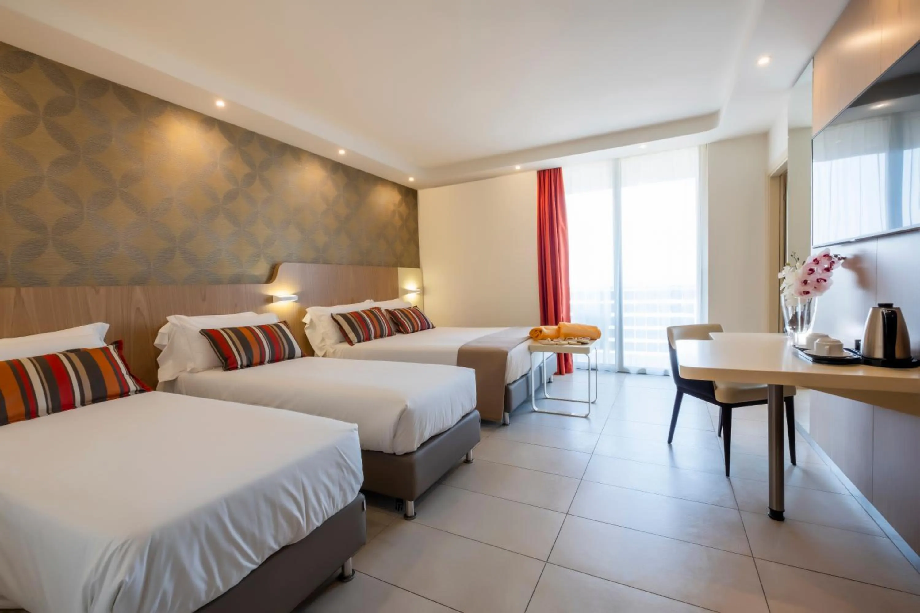 Bedroom, Bed in Hotel Aria