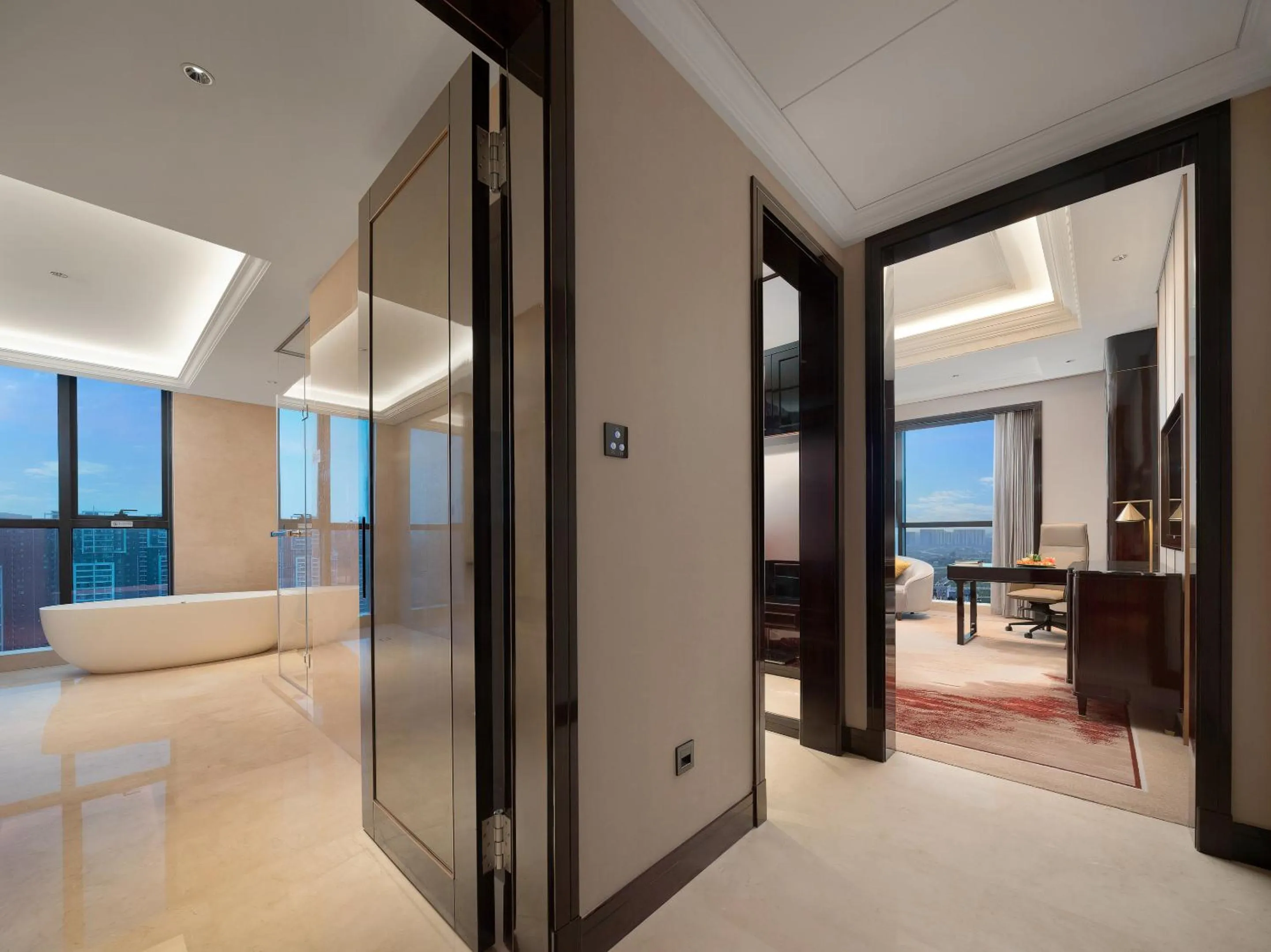 Bathroom in Crowne Plaza Chengdu Tianfu New Area by IHG