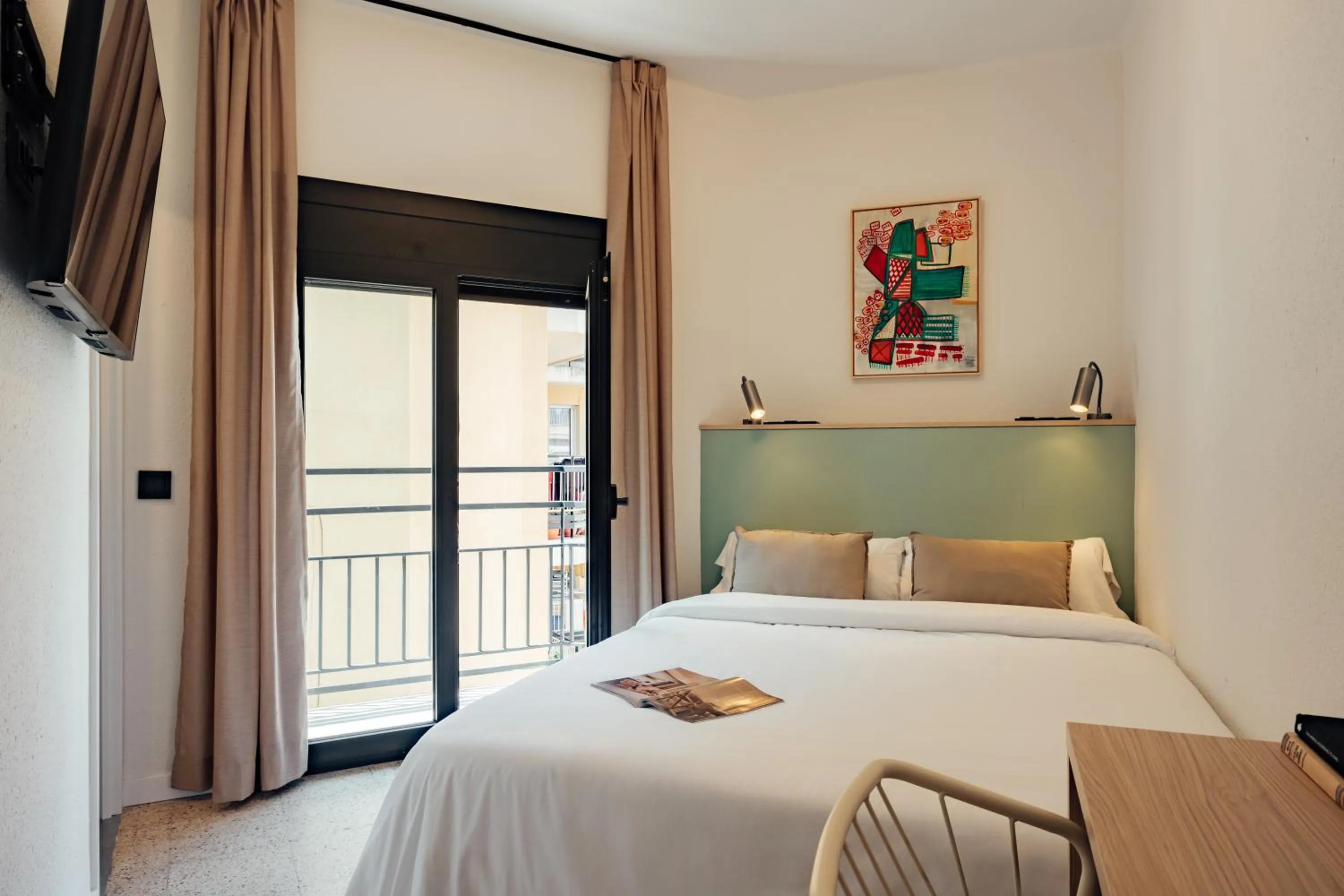 Bedroom, Bed in Hotel Robson - Smart Hotel