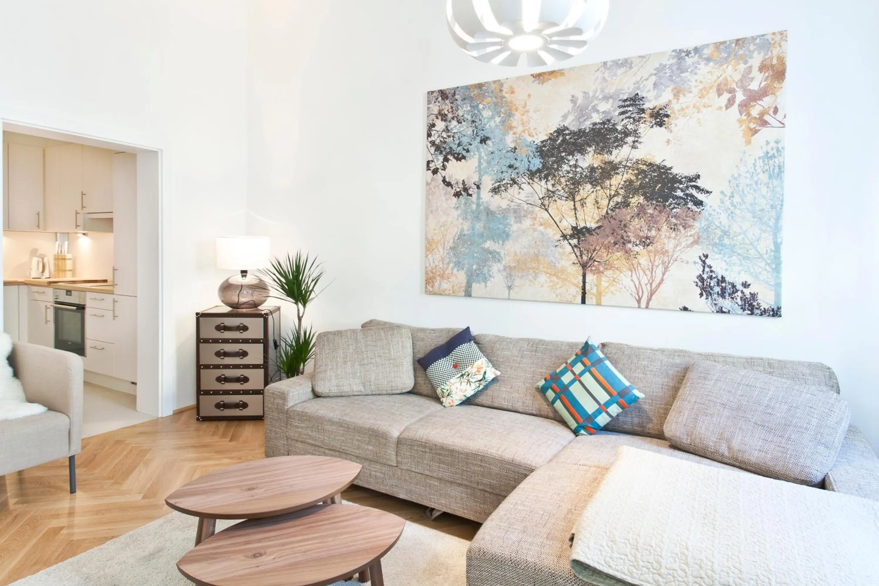 Living room in HeyMi Apartments Oper
