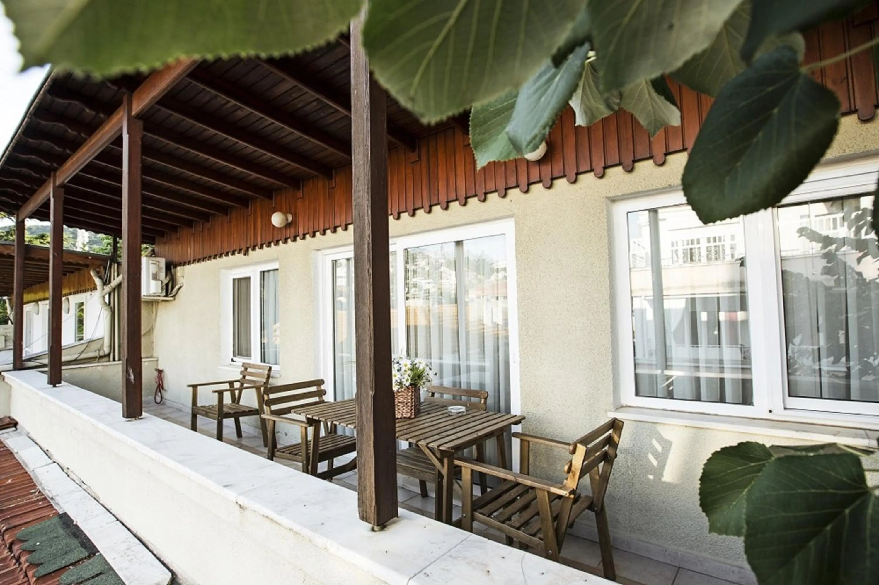 Balcony/Terrace in Büyükada Apart Hotel - Yeni Apart