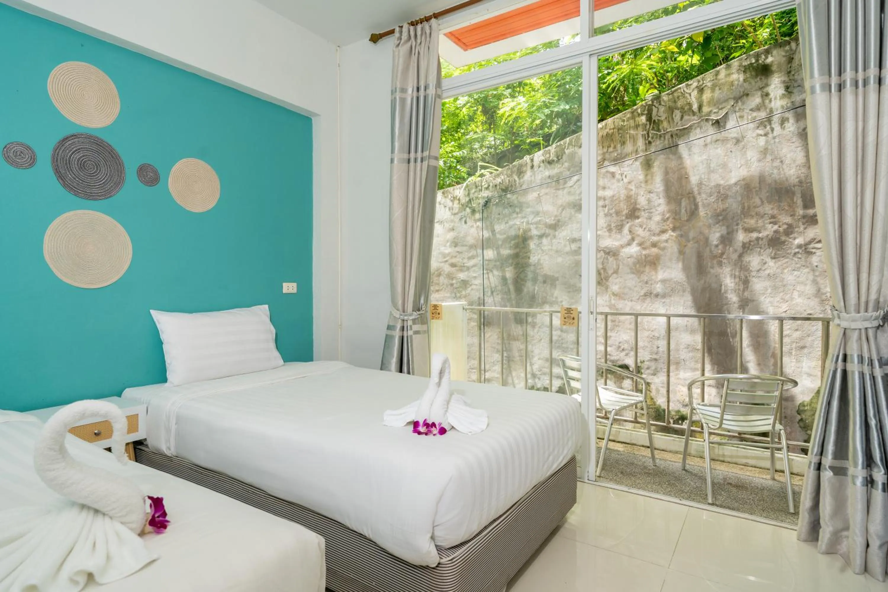 Bedroom, Bed in Kata Sea Boutique