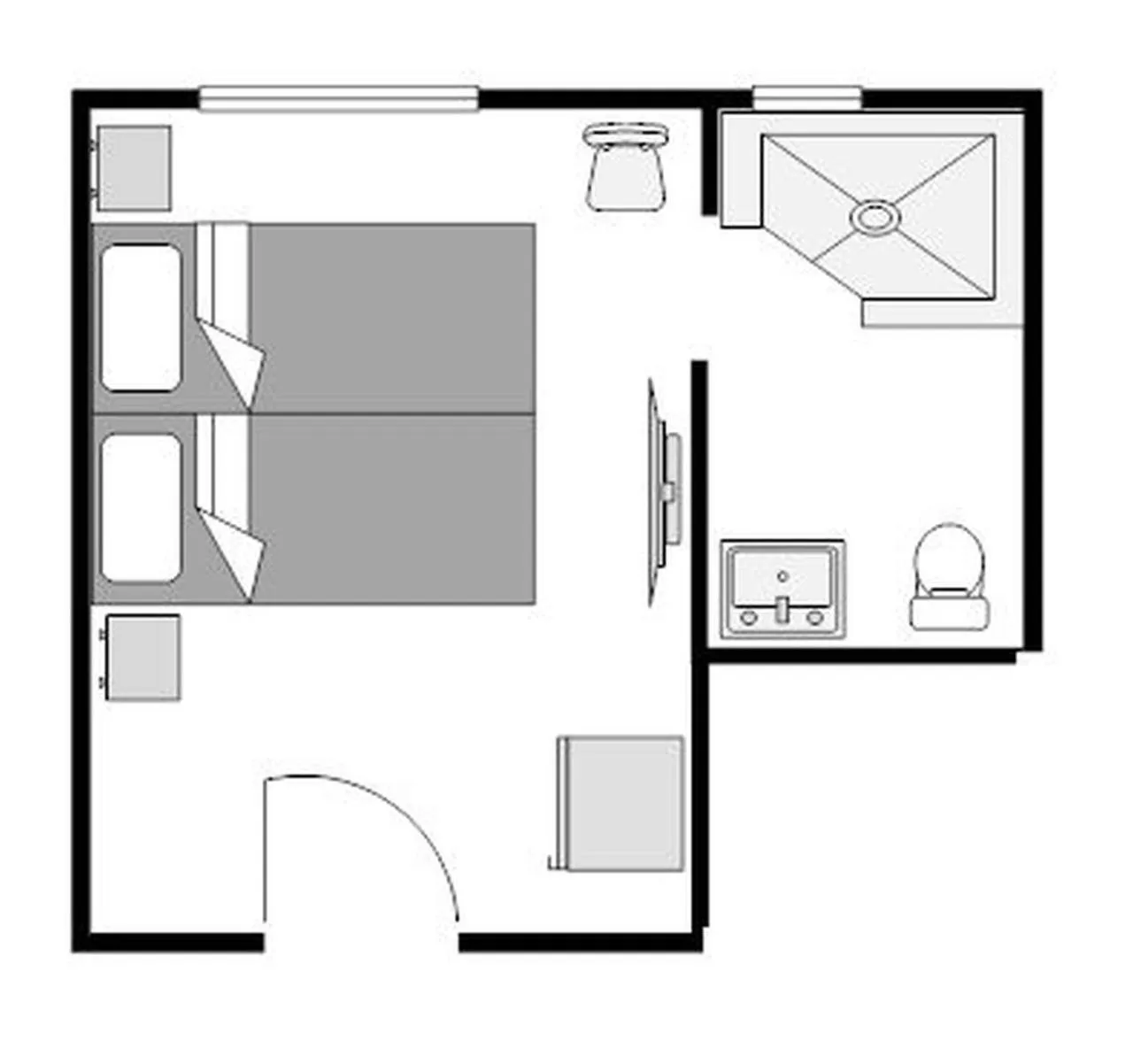 Floor plan in Central Station Studios