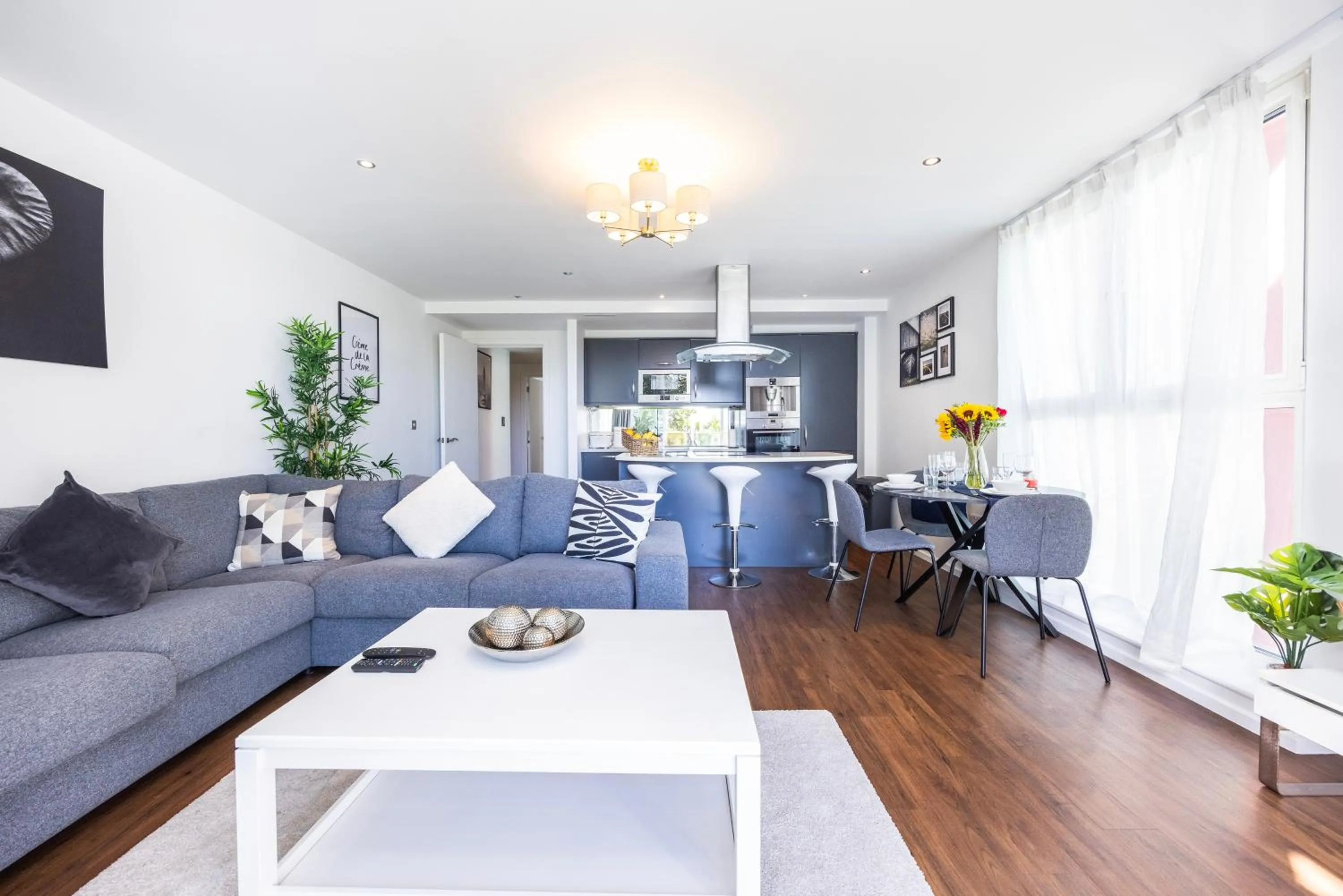 Living room in Austin David Apartments ExCeL