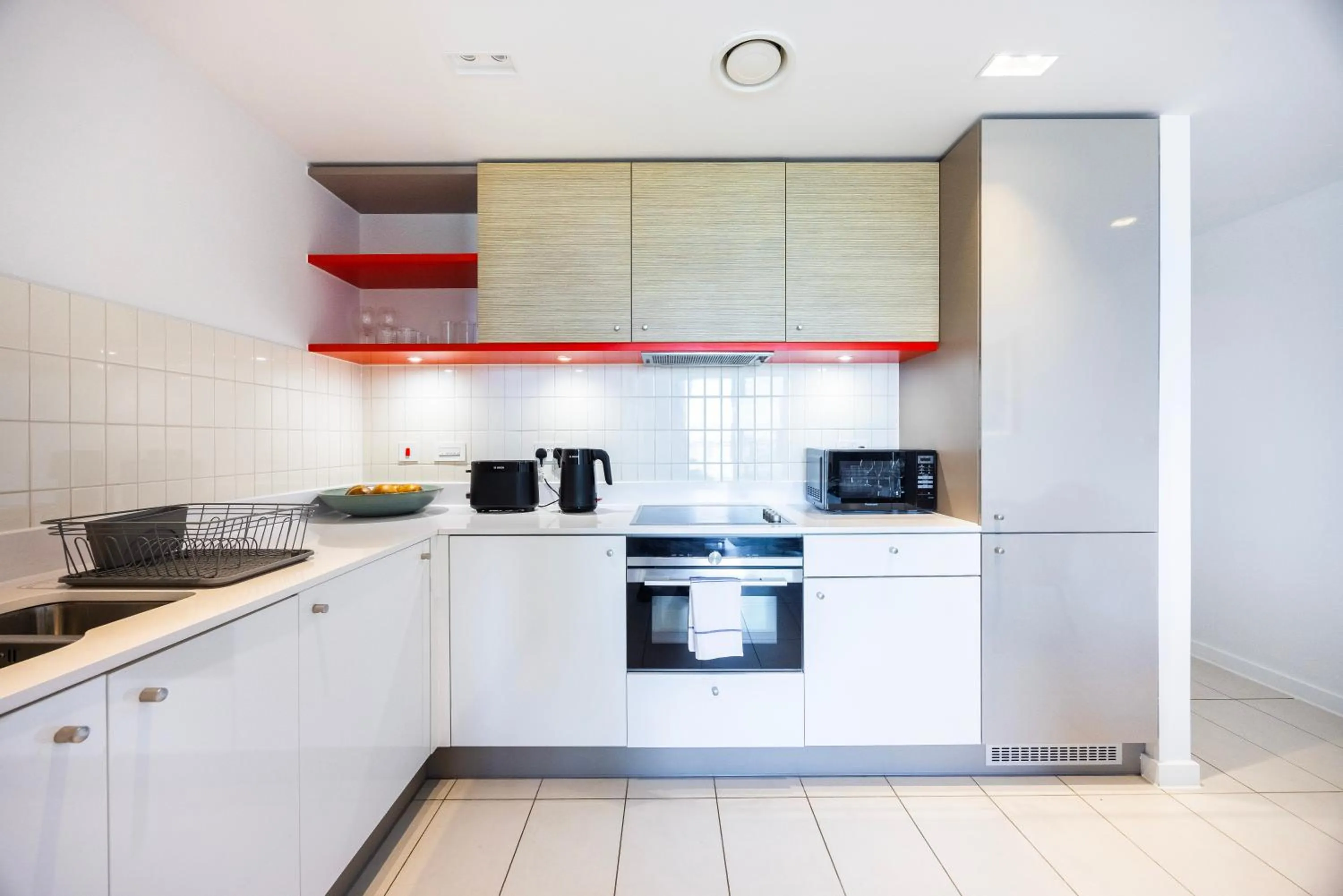 Kitchen or kitchenette in Austin David Apartments ExCeL