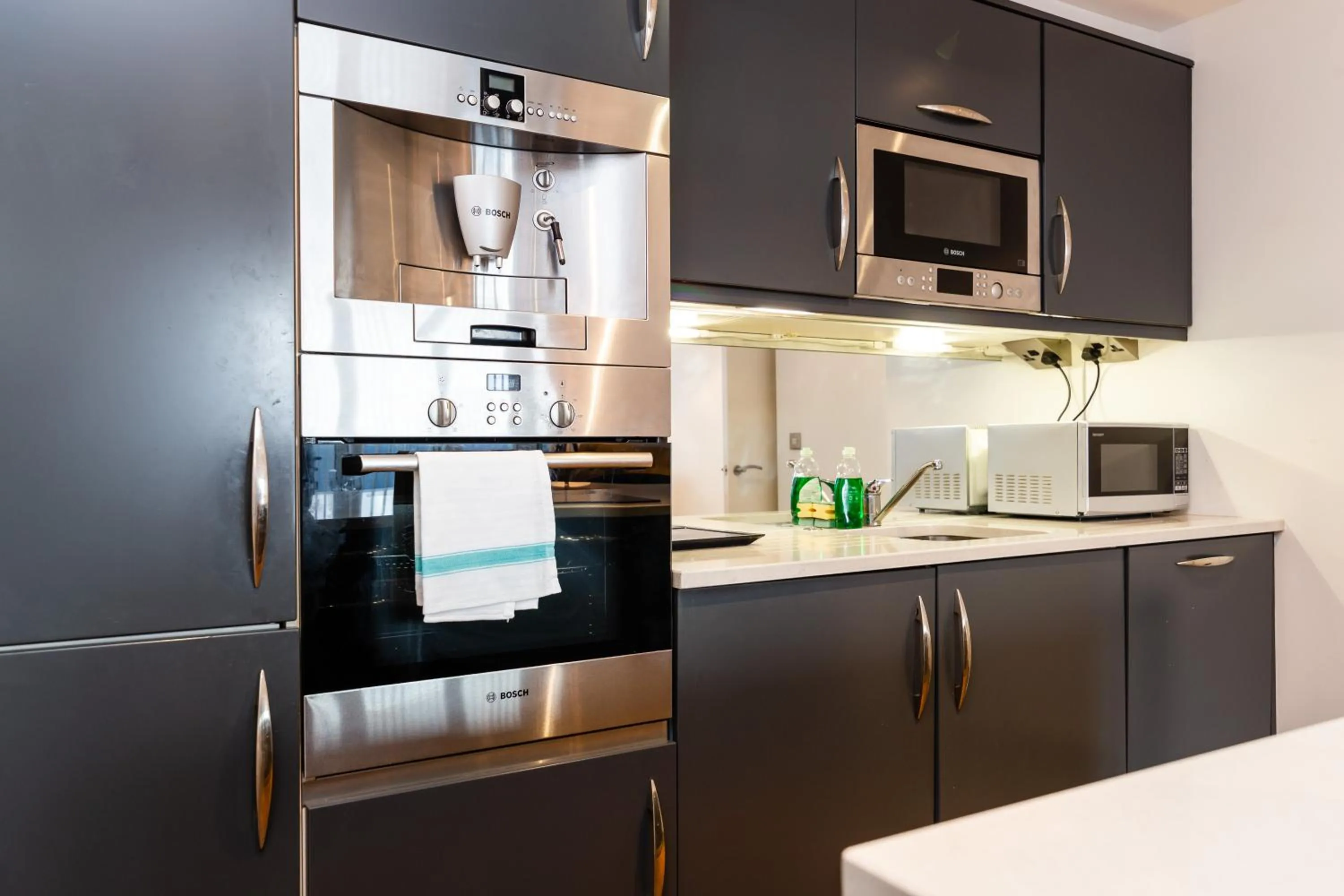 Kitchen or kitchenette in Austin David Apartments ExCeL