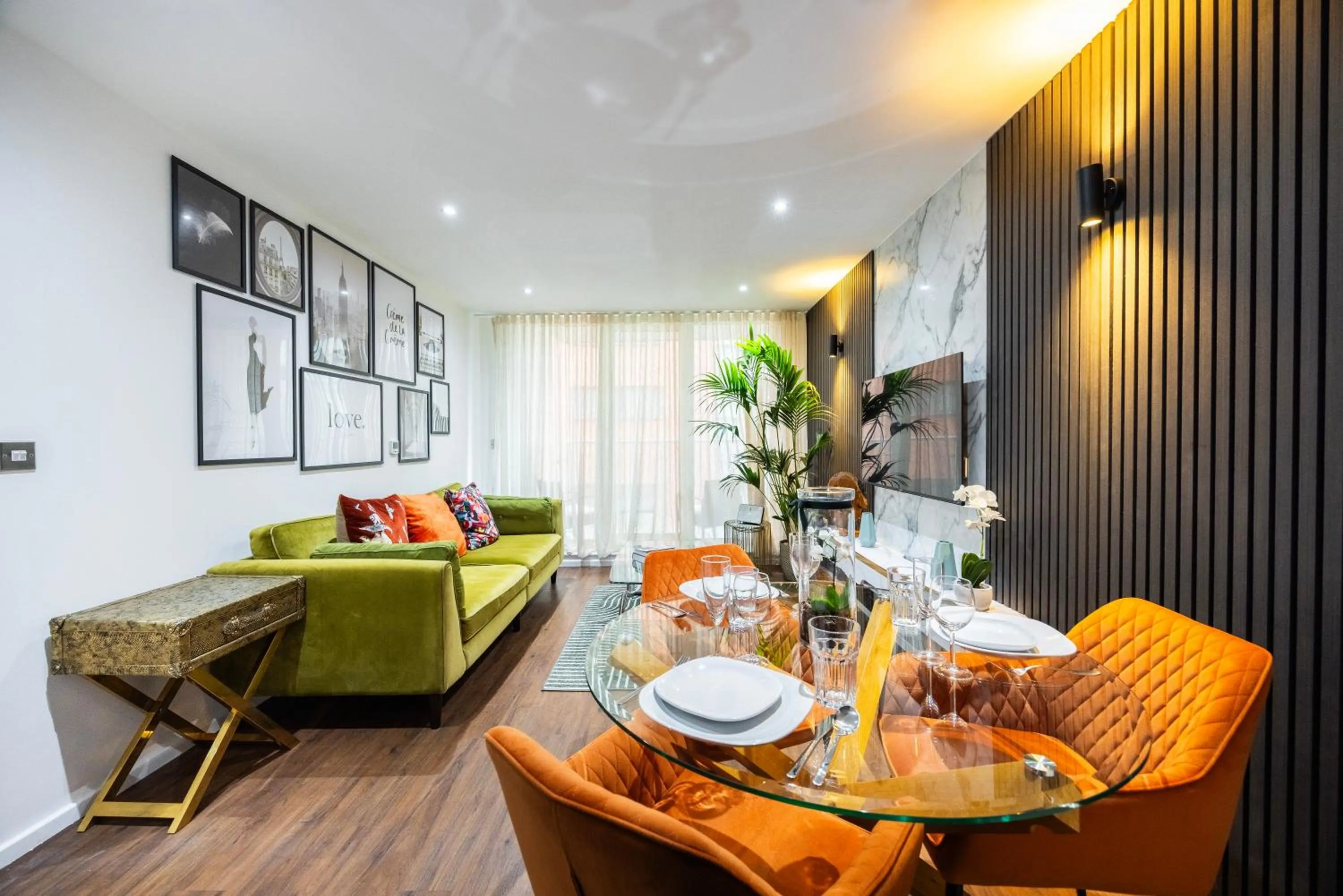 Living room in Austin David Apartments ExCeL