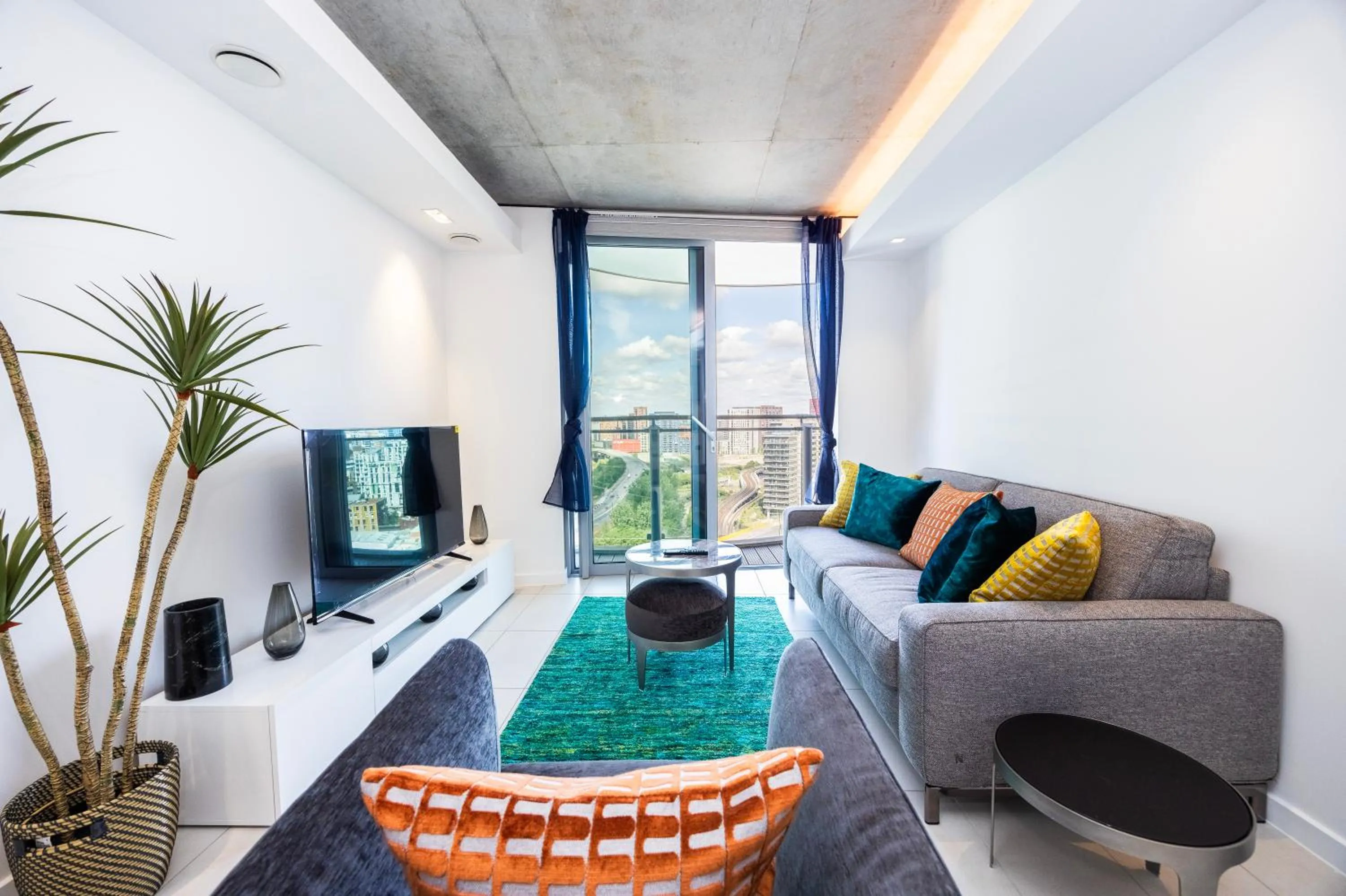 Living room in Austin David Apartments ExCeL