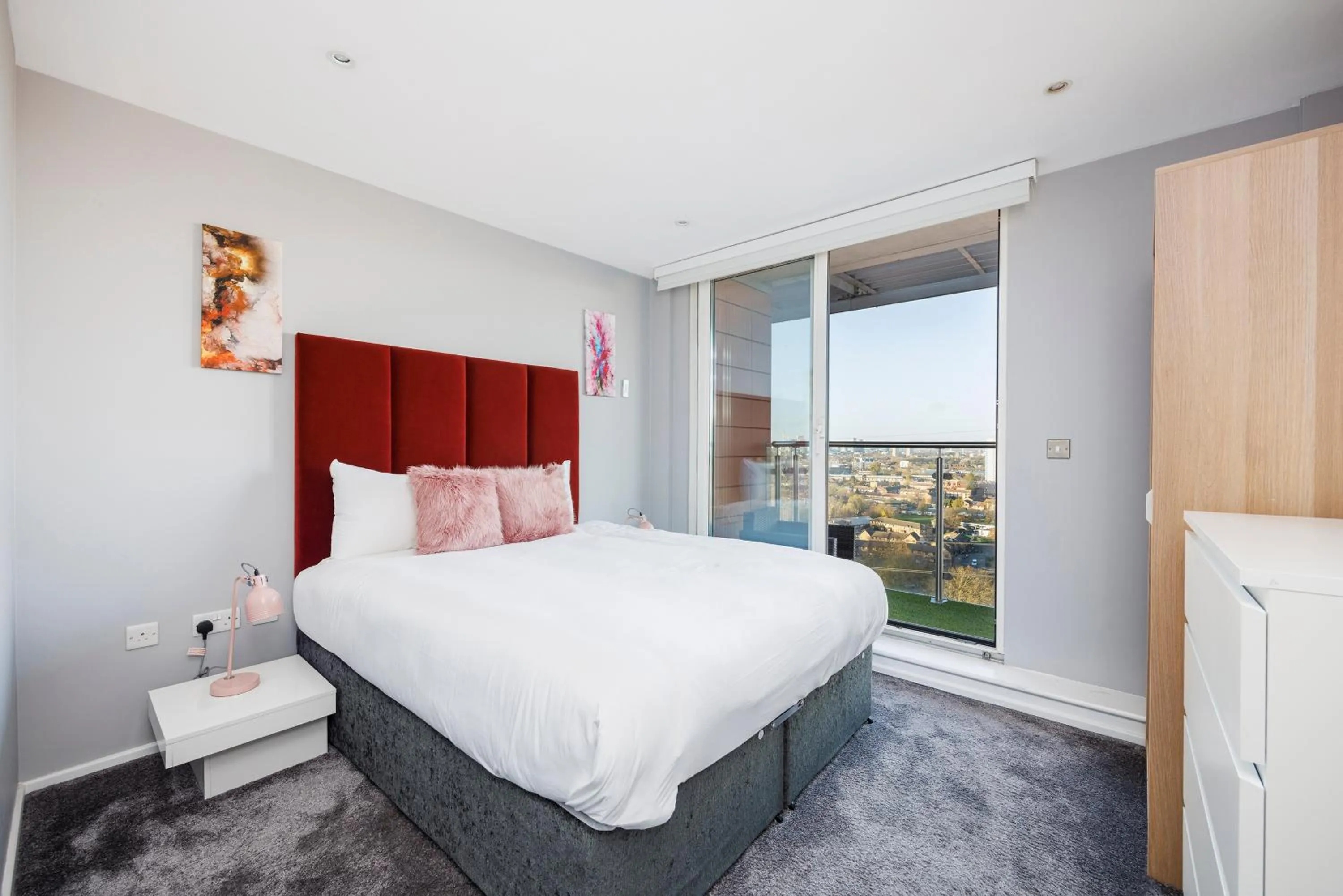 Bedroom, Bed in Austin David Apartments ExCeL