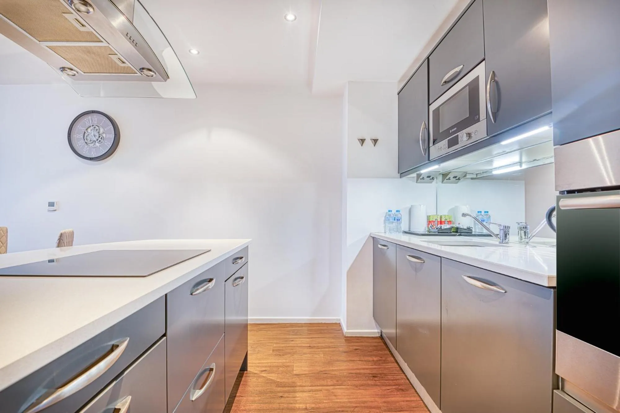 Kitchen or kitchenette in Austin David Apartments ExCeL