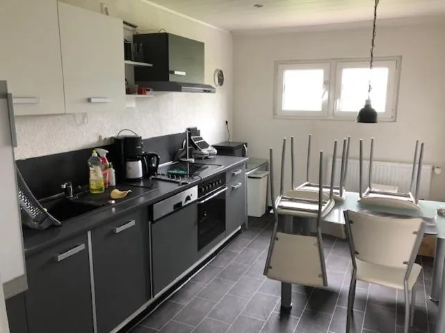 Kitchen or kitchenette in Hotel Saarland Lebach