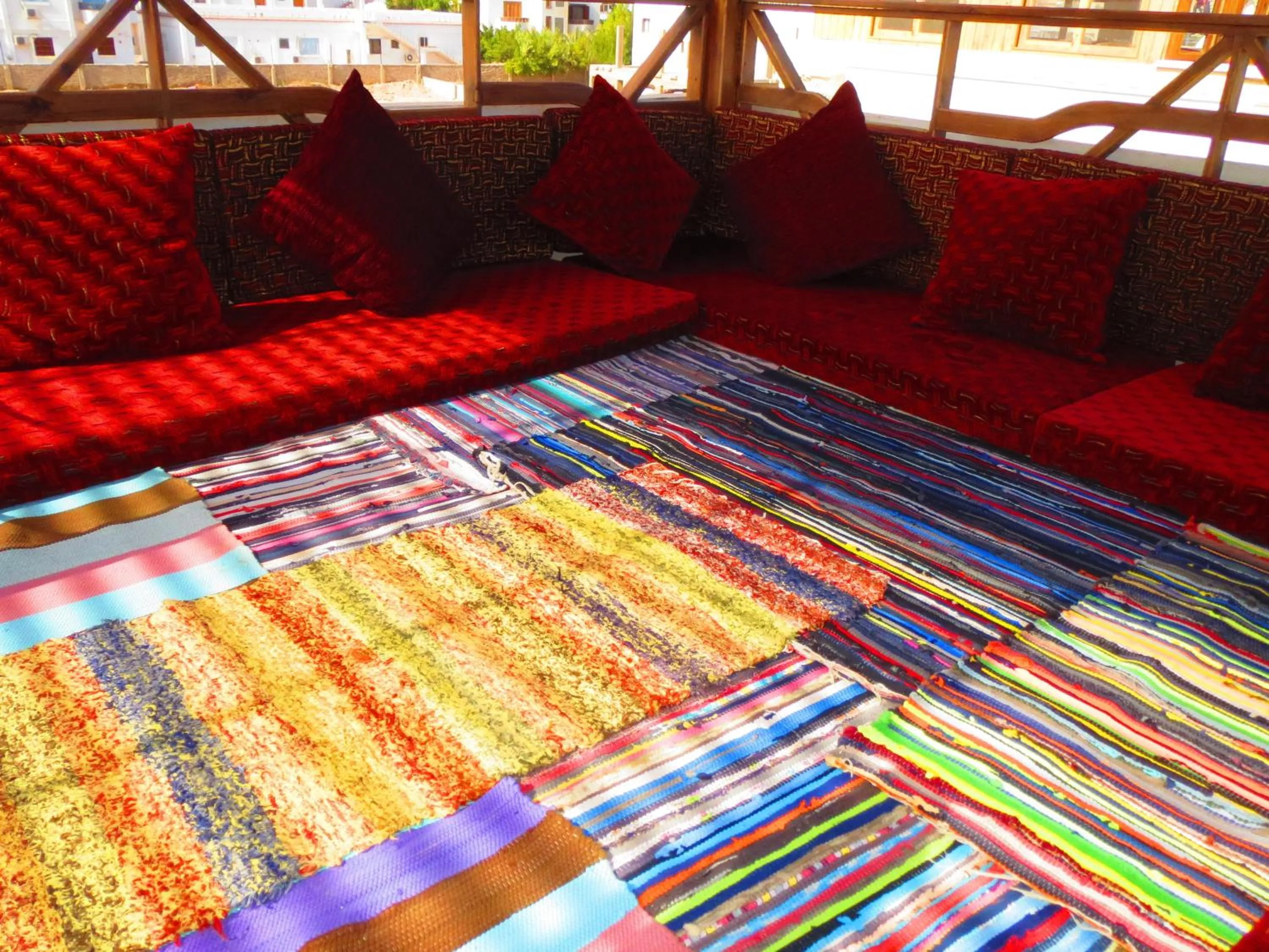 Decorative detail, Bed in Villa Boghdady Dahab