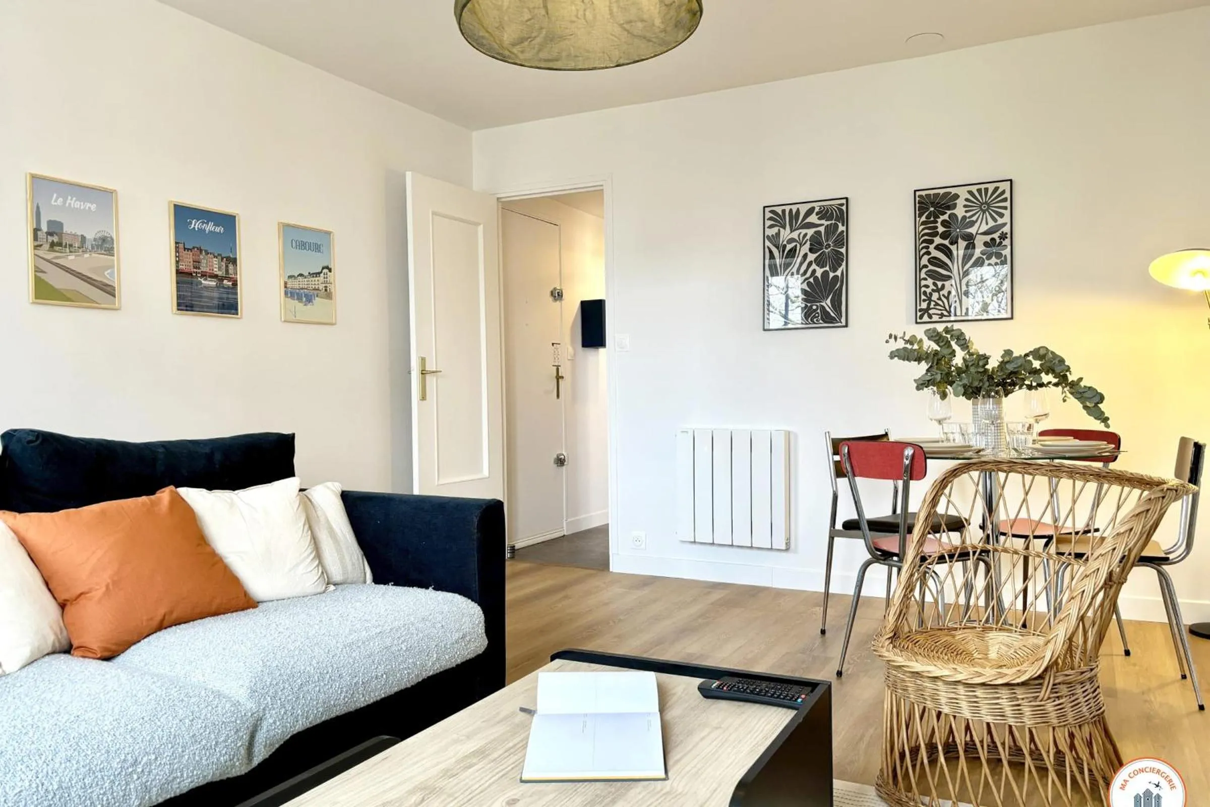 Living room in Le Mailleraye - Calme - Hypercentre