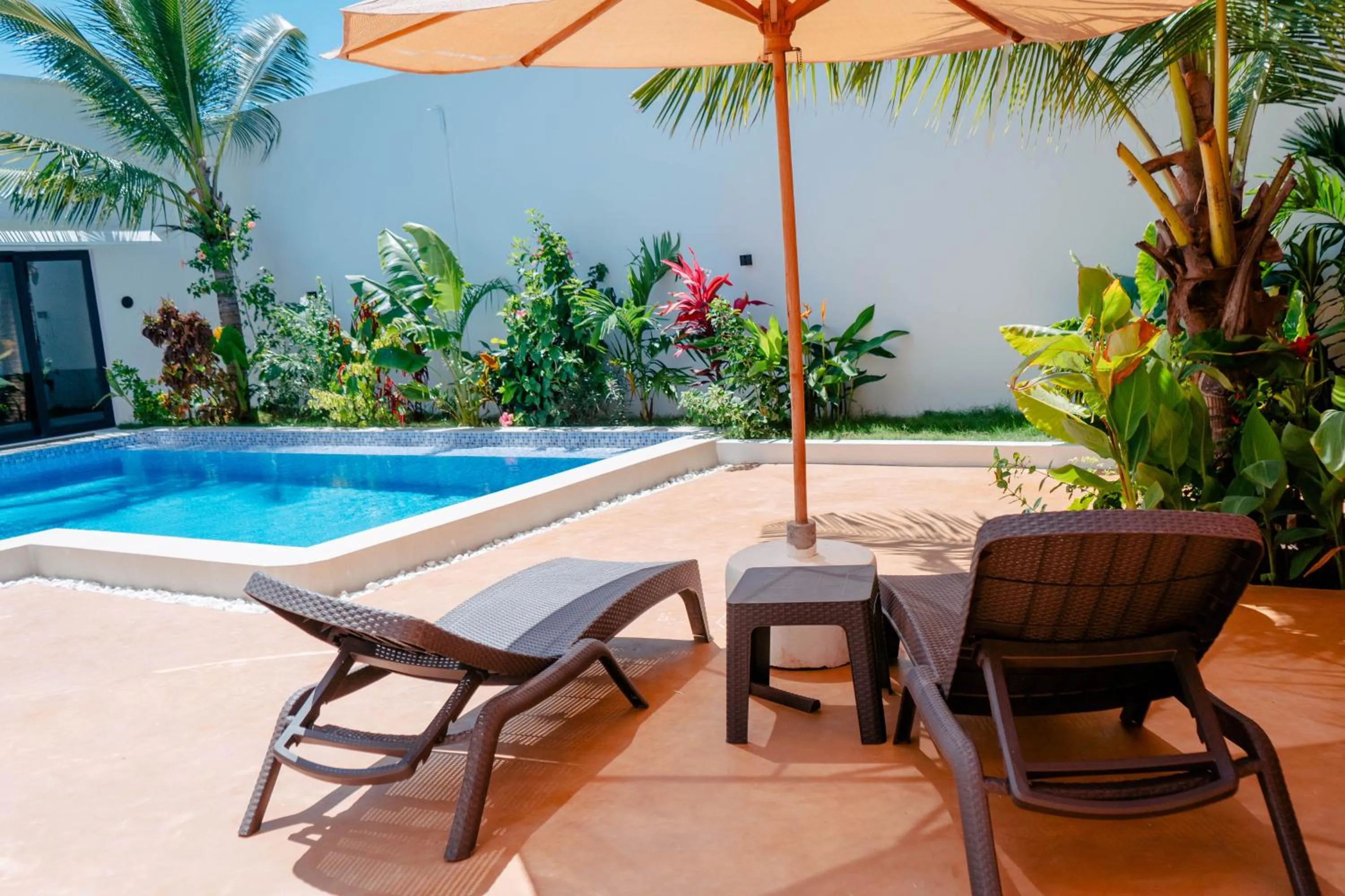 sunbed in The Bali Resort Zanzibar