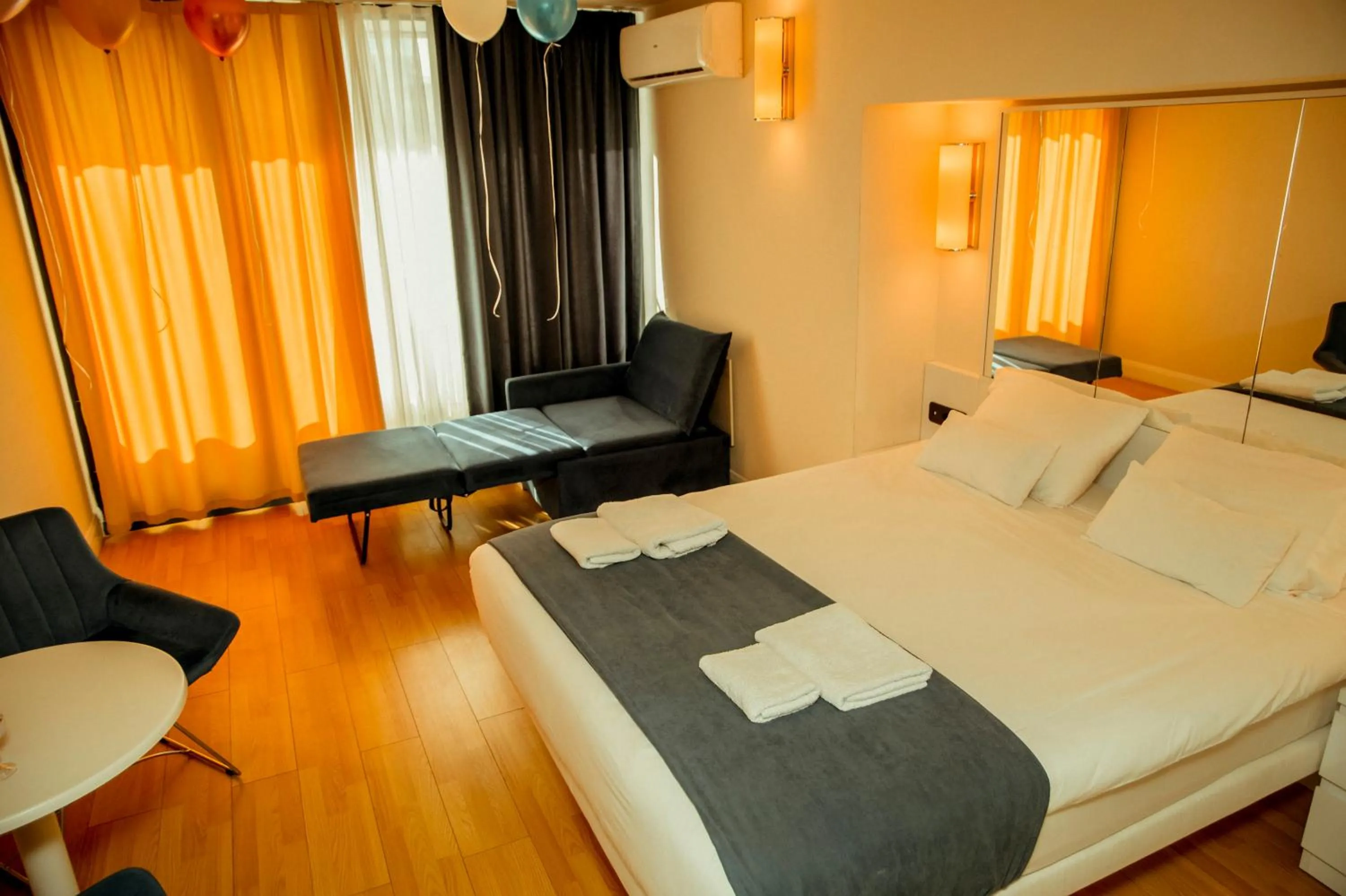 Bed in Orbi City Hotel