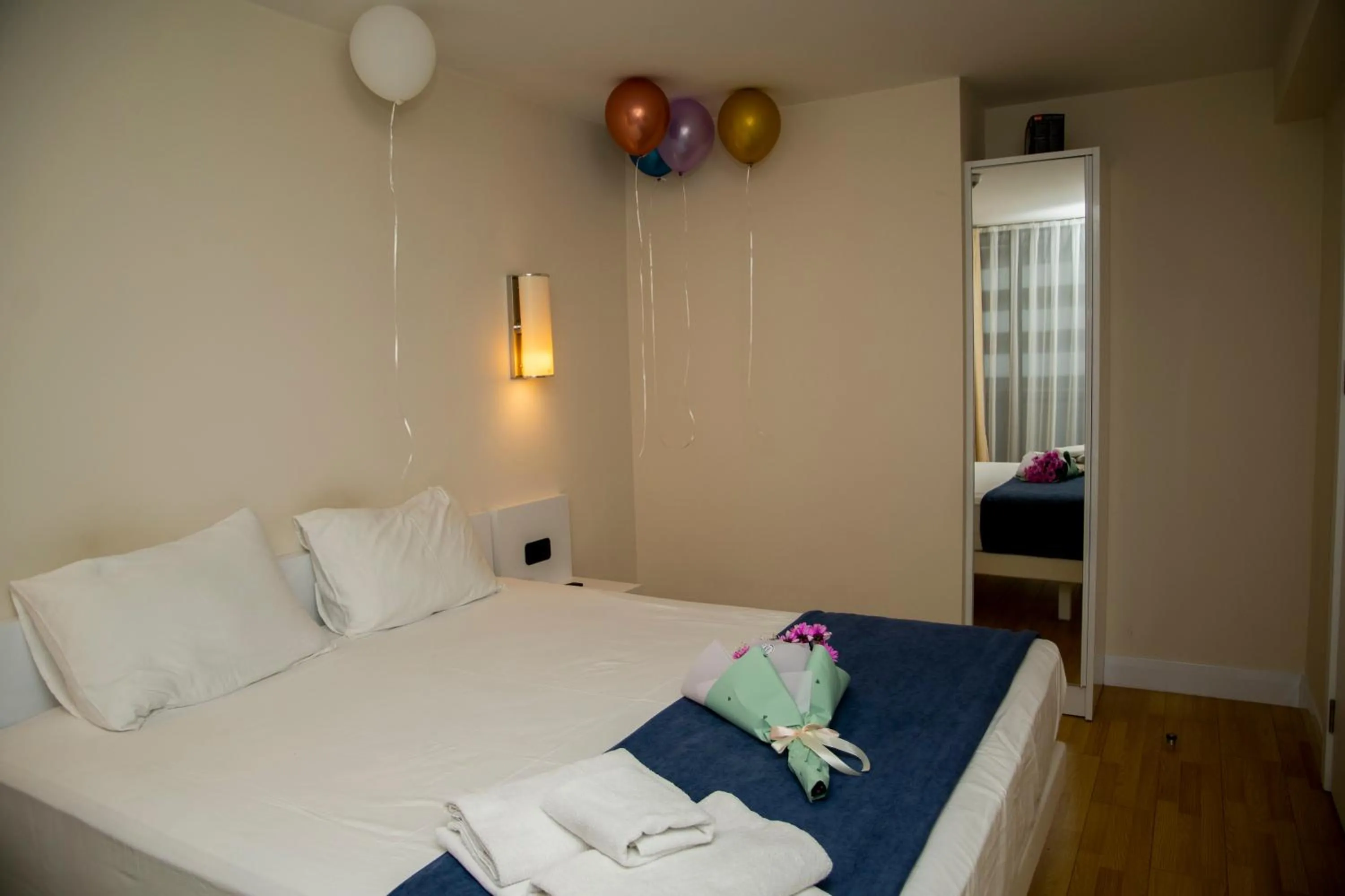 Bed in Orbi City Hotel