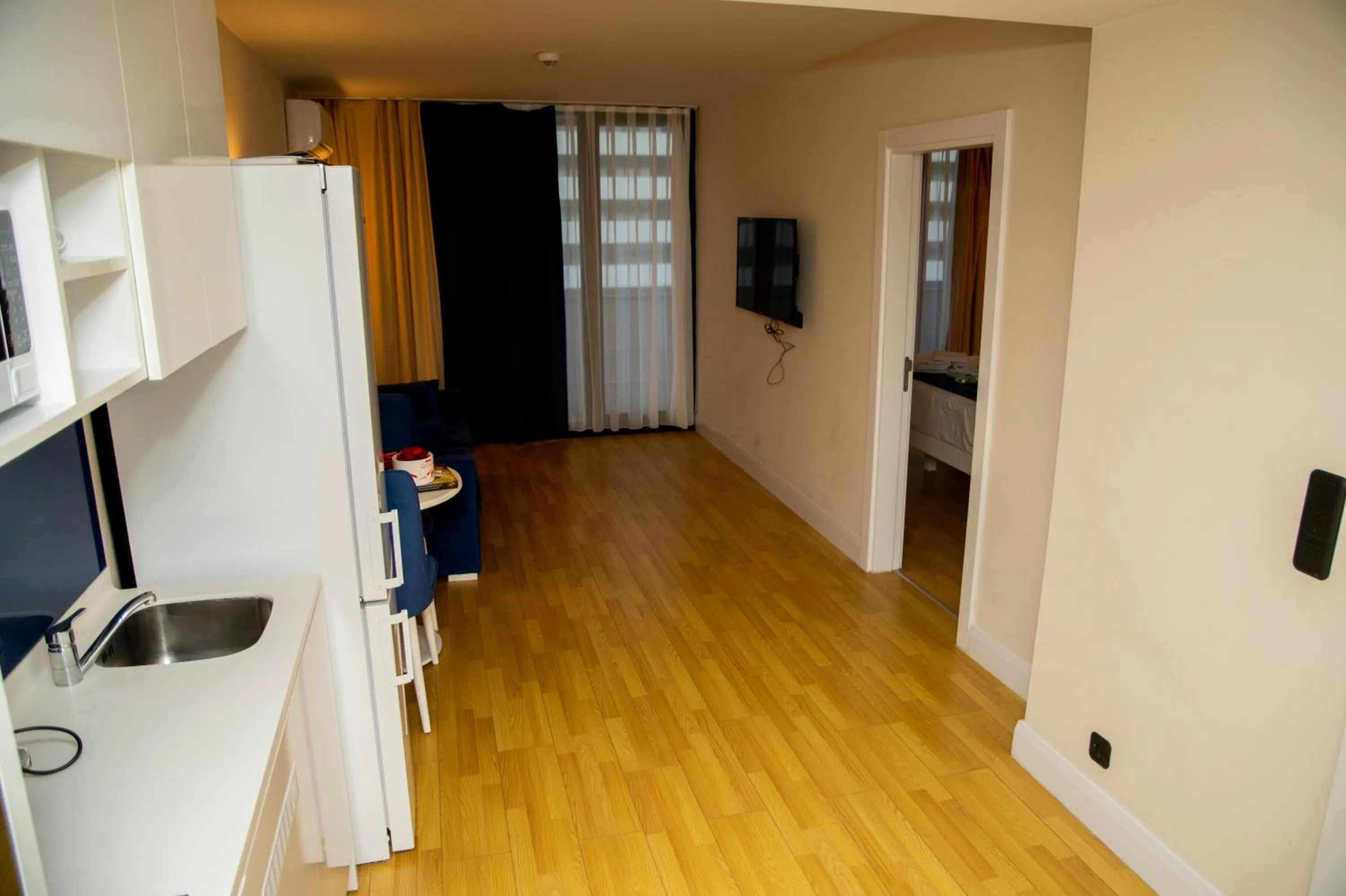 Kitchen or kitchenette in Orbi City Hotel