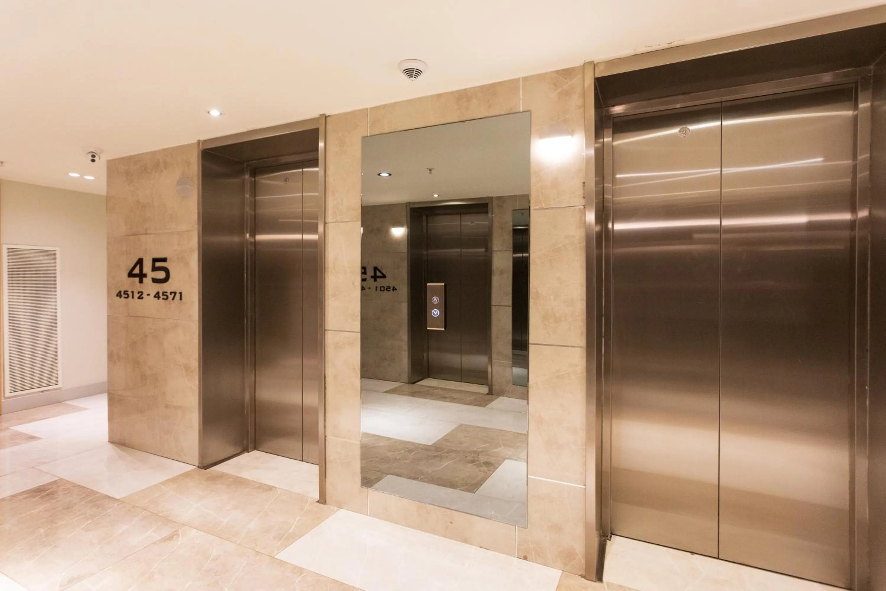 elevator in Orbi City Hotel