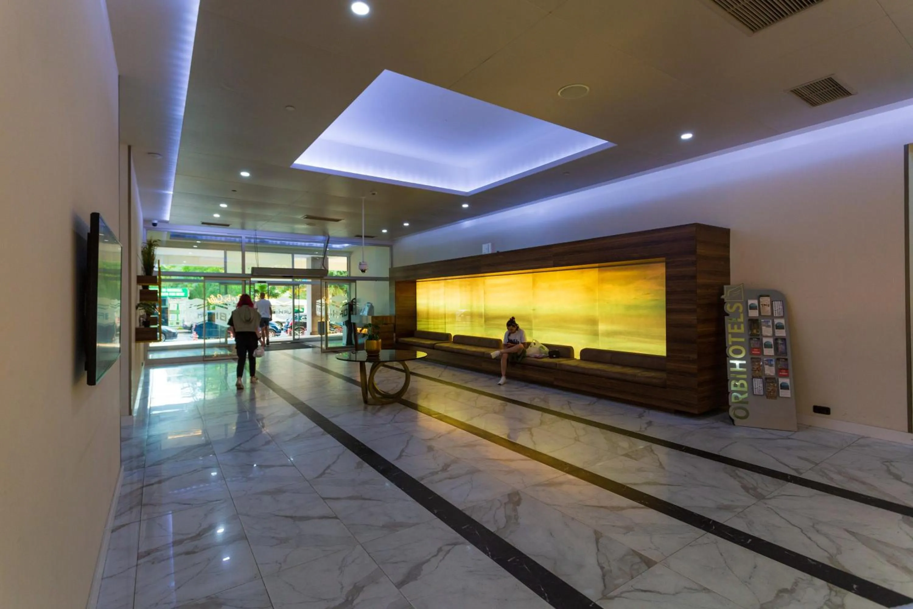 People in Orbi City Hotel