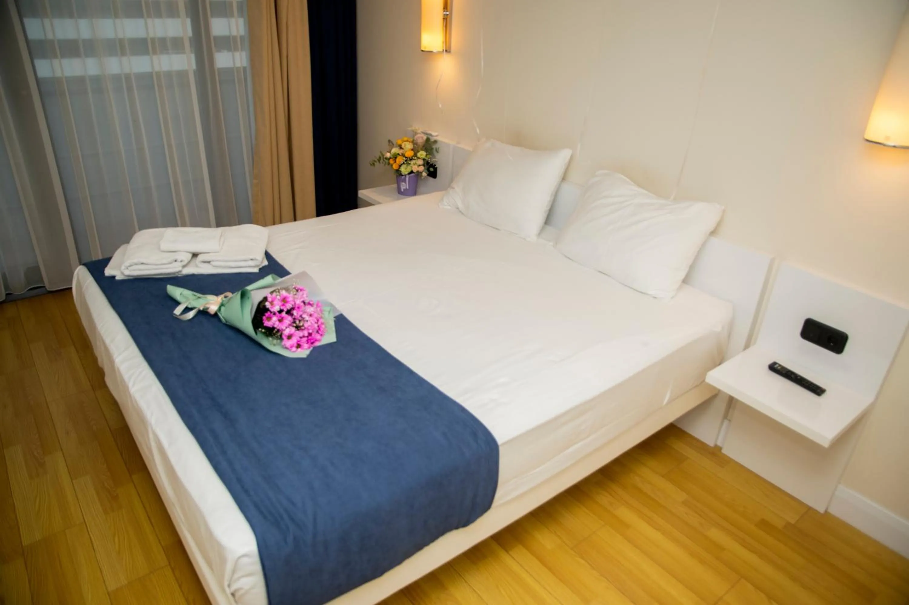 Bed in Orbi City Hotel