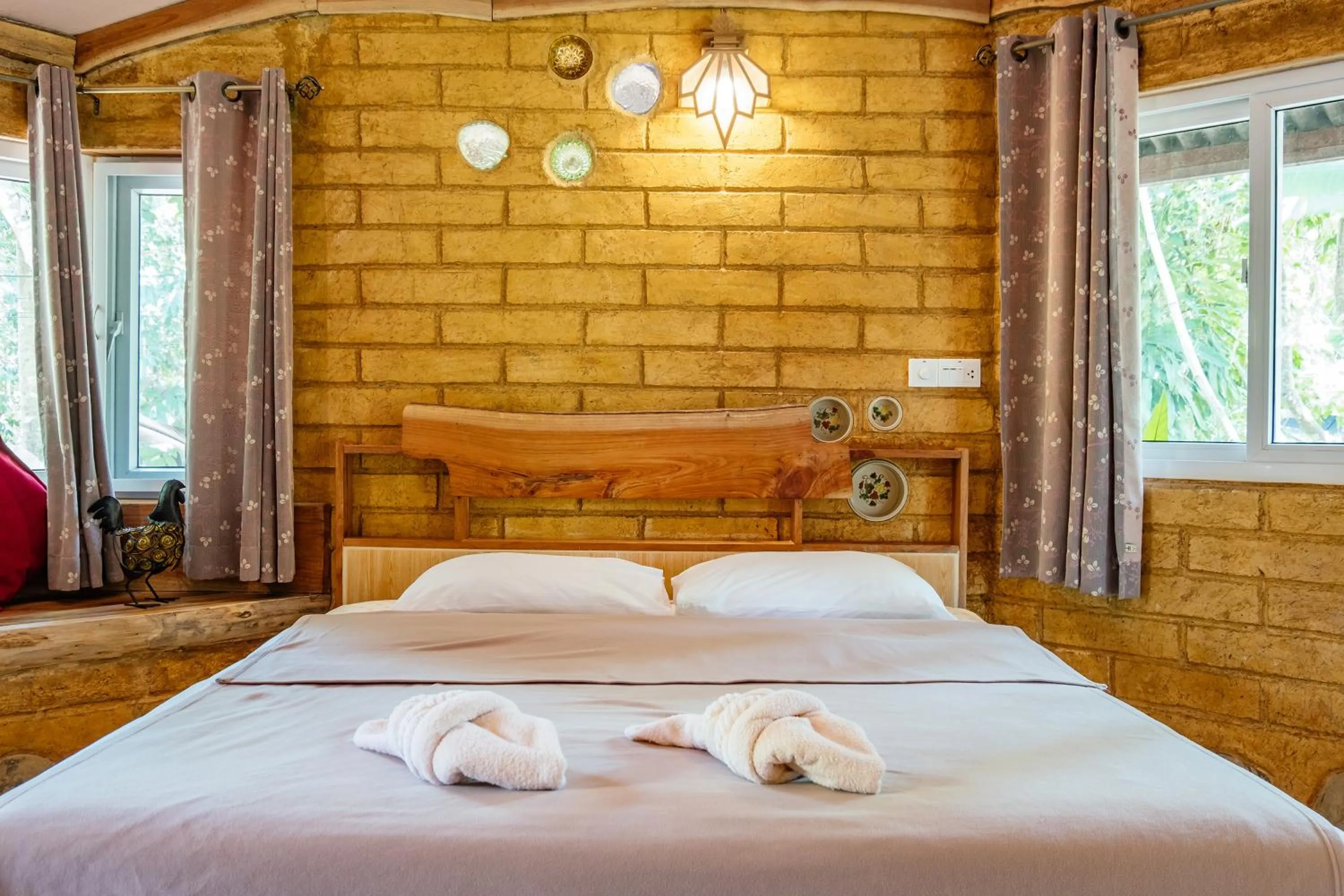 Bed in Baandin Chiewlarn