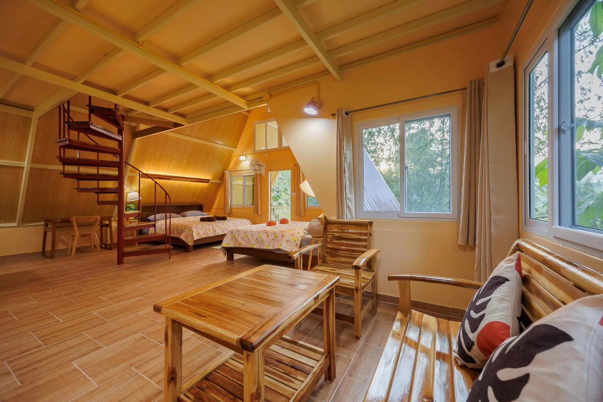 Bed in Baandin Chiewlarn