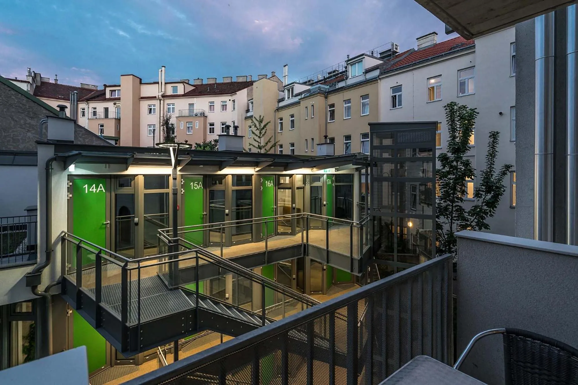 Property building in Smart Apart Living - Wien Hauptbahnhof - self check-in