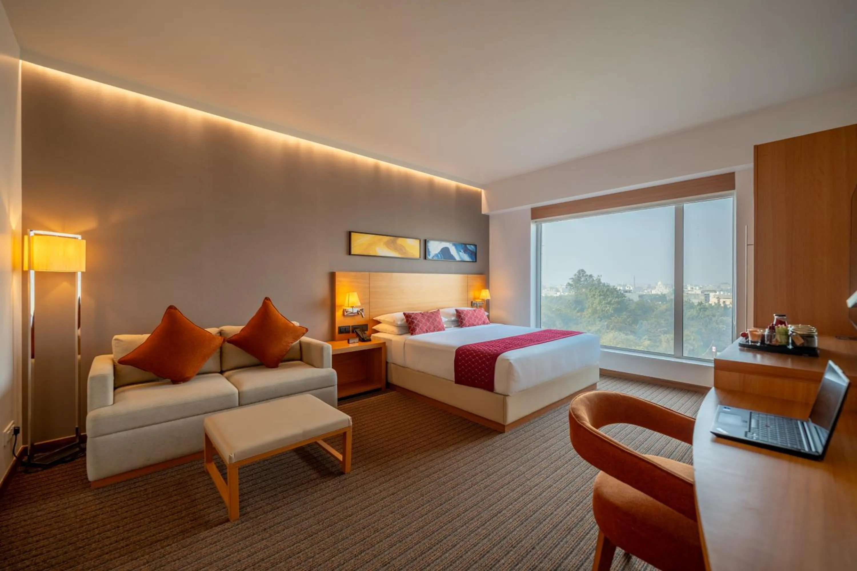 Bedroom, Bed in Hyatt Place Gurgaon Udyog Vihar