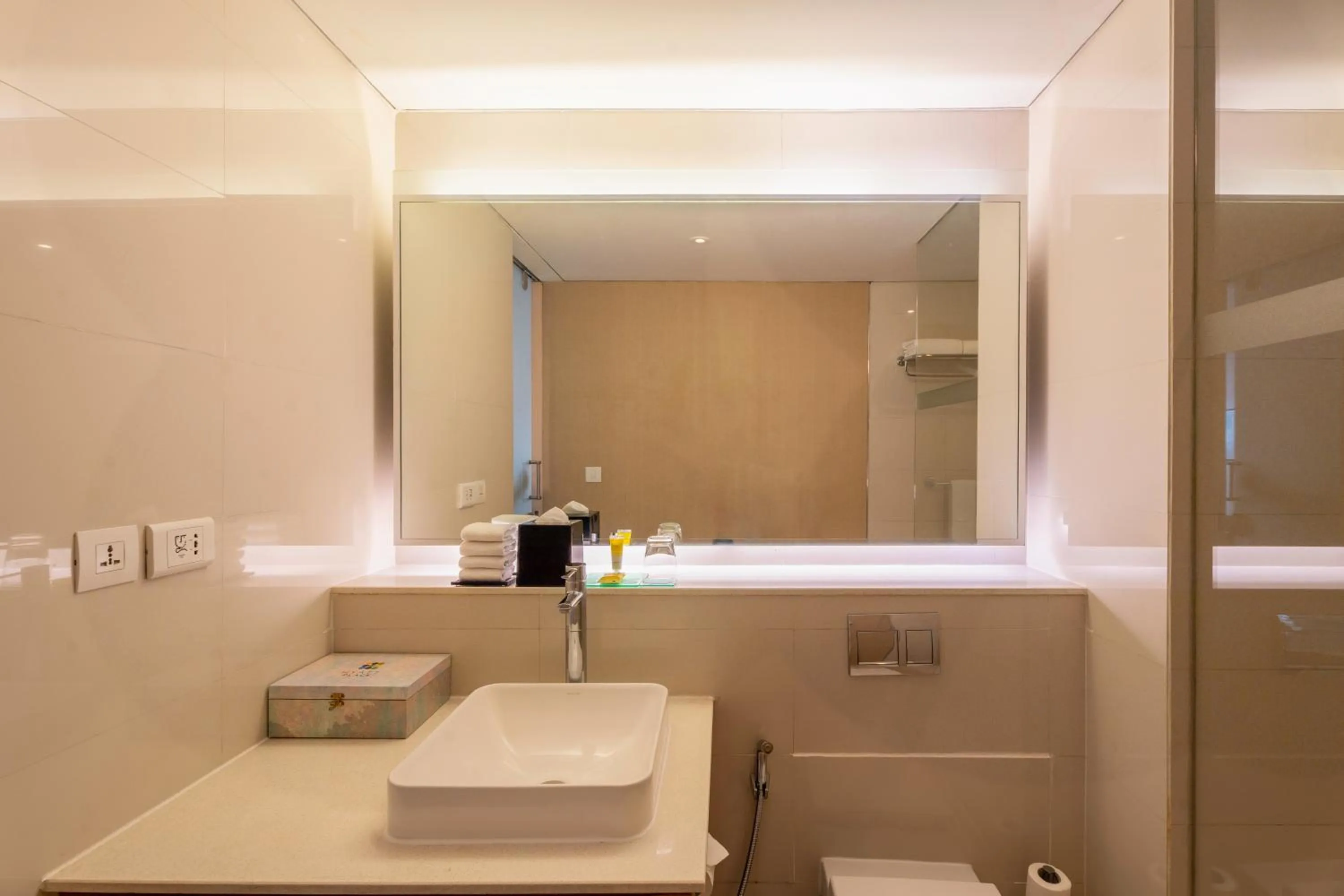 Toilet in Hyatt Place Gurgaon Udyog Vihar