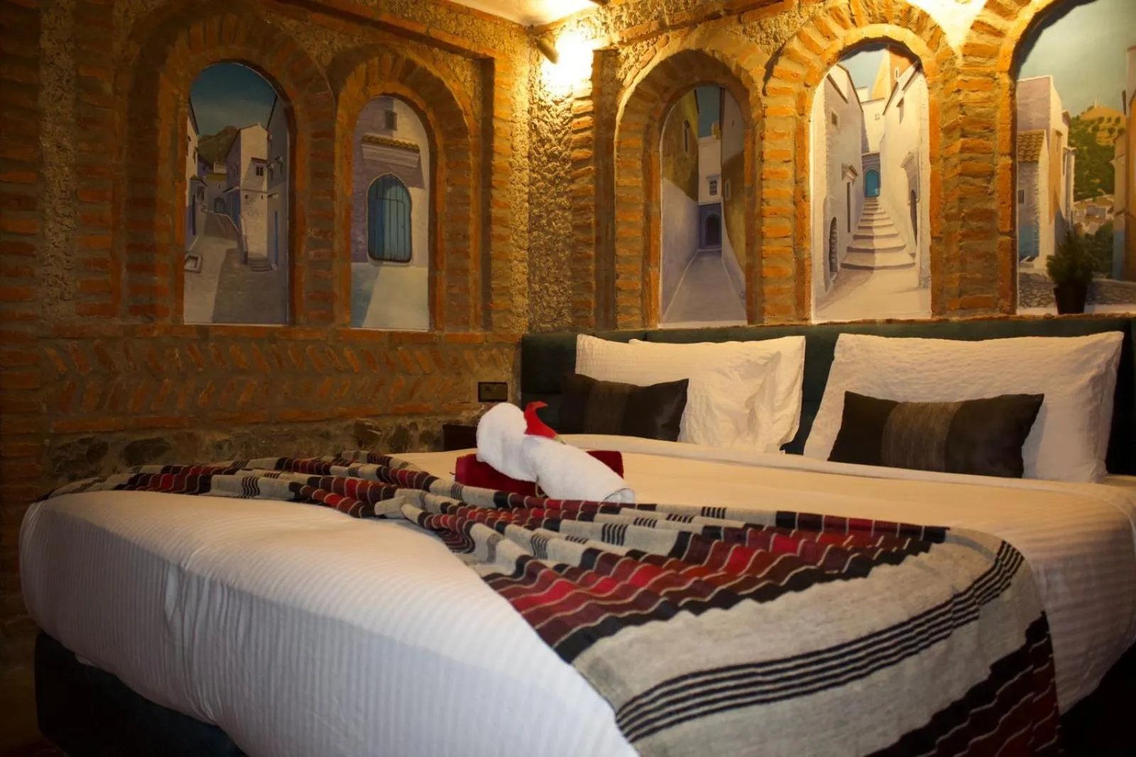 Bed in Riad Gharnata