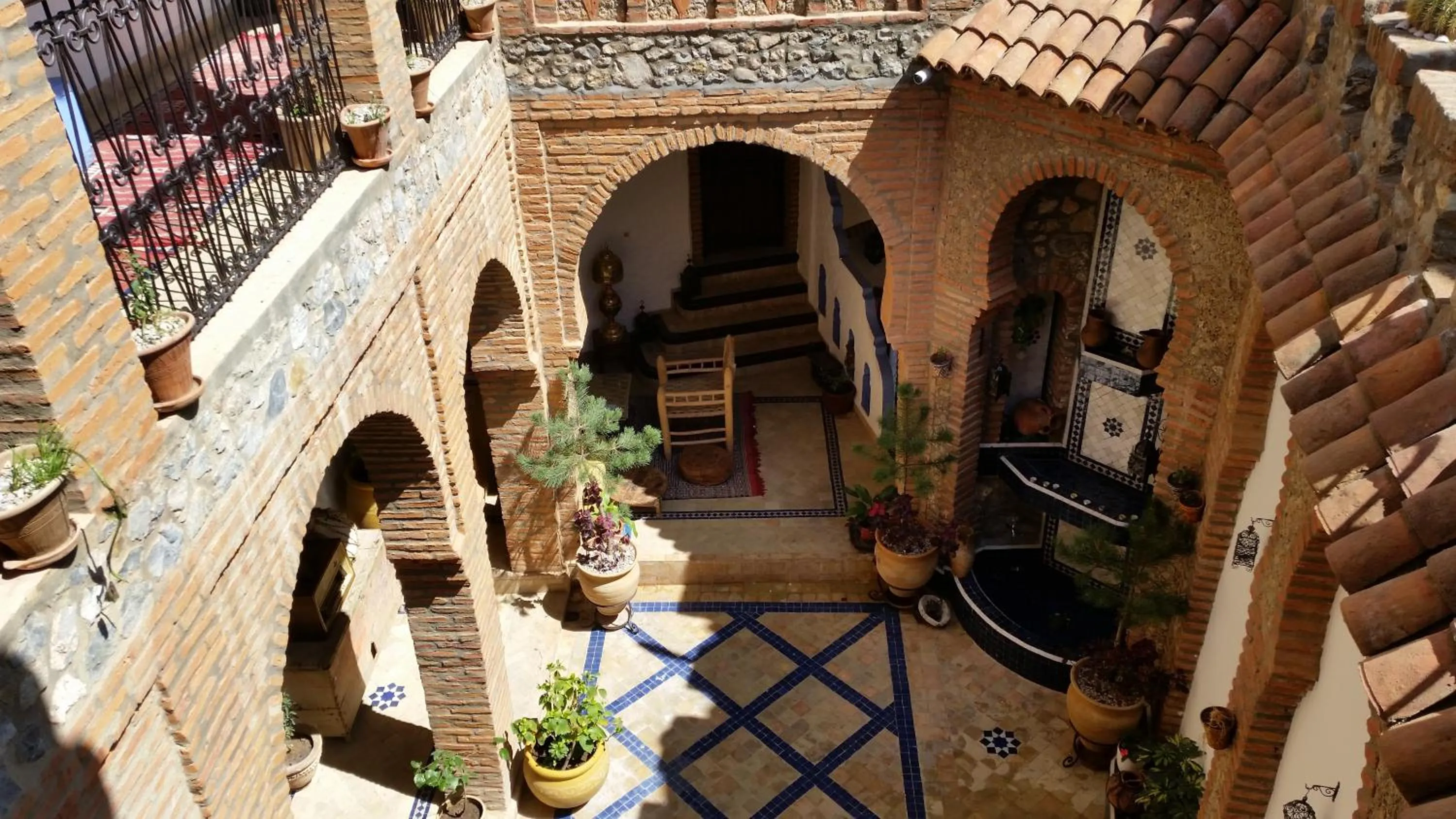 Balcony/Terrace in Riad Gharnata